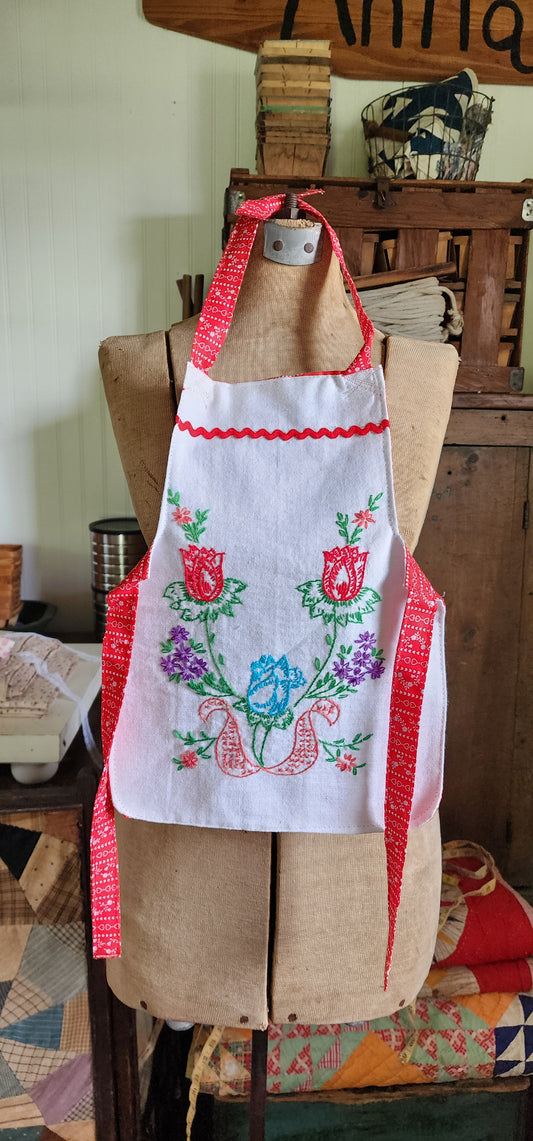 Grandma's Vintage Linen Children's Apron