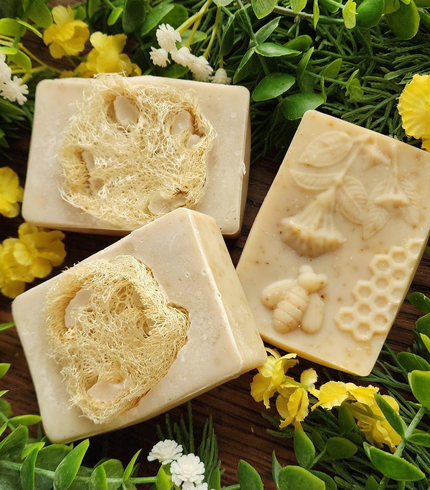 Mountain Honey Loofah Handmade Soap
