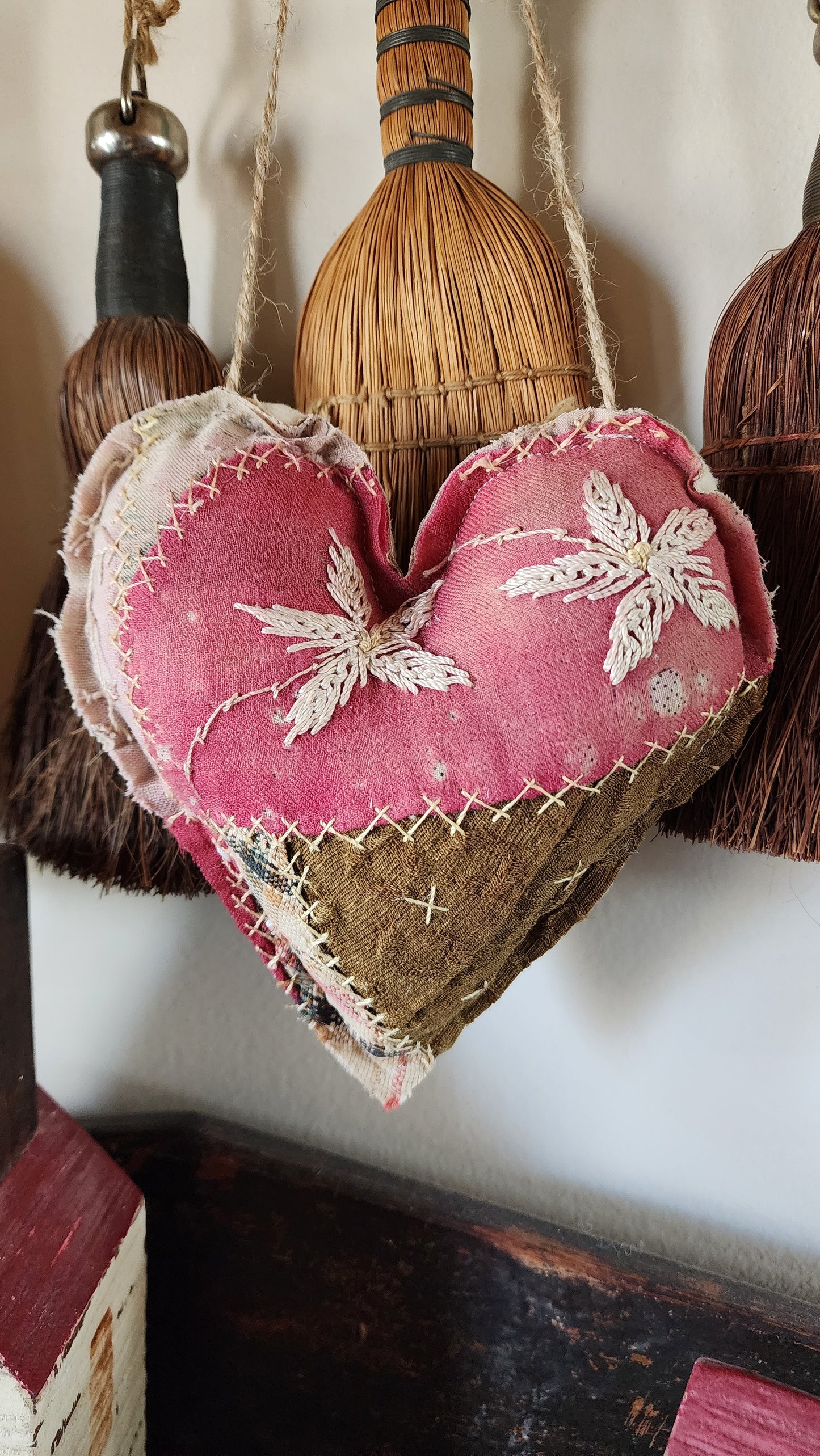 Antique Quilt Country Heart