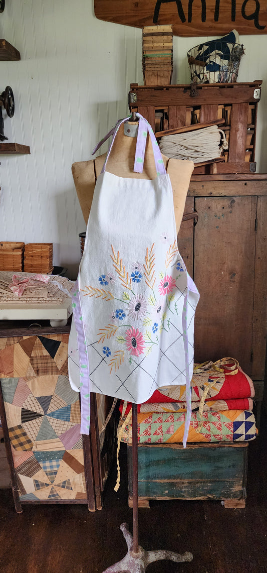 Grandma's Vintage Linen Children's Apron