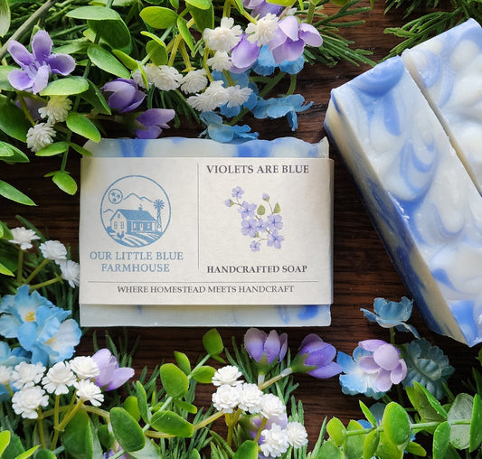 Violets are Blue Handmade Soap