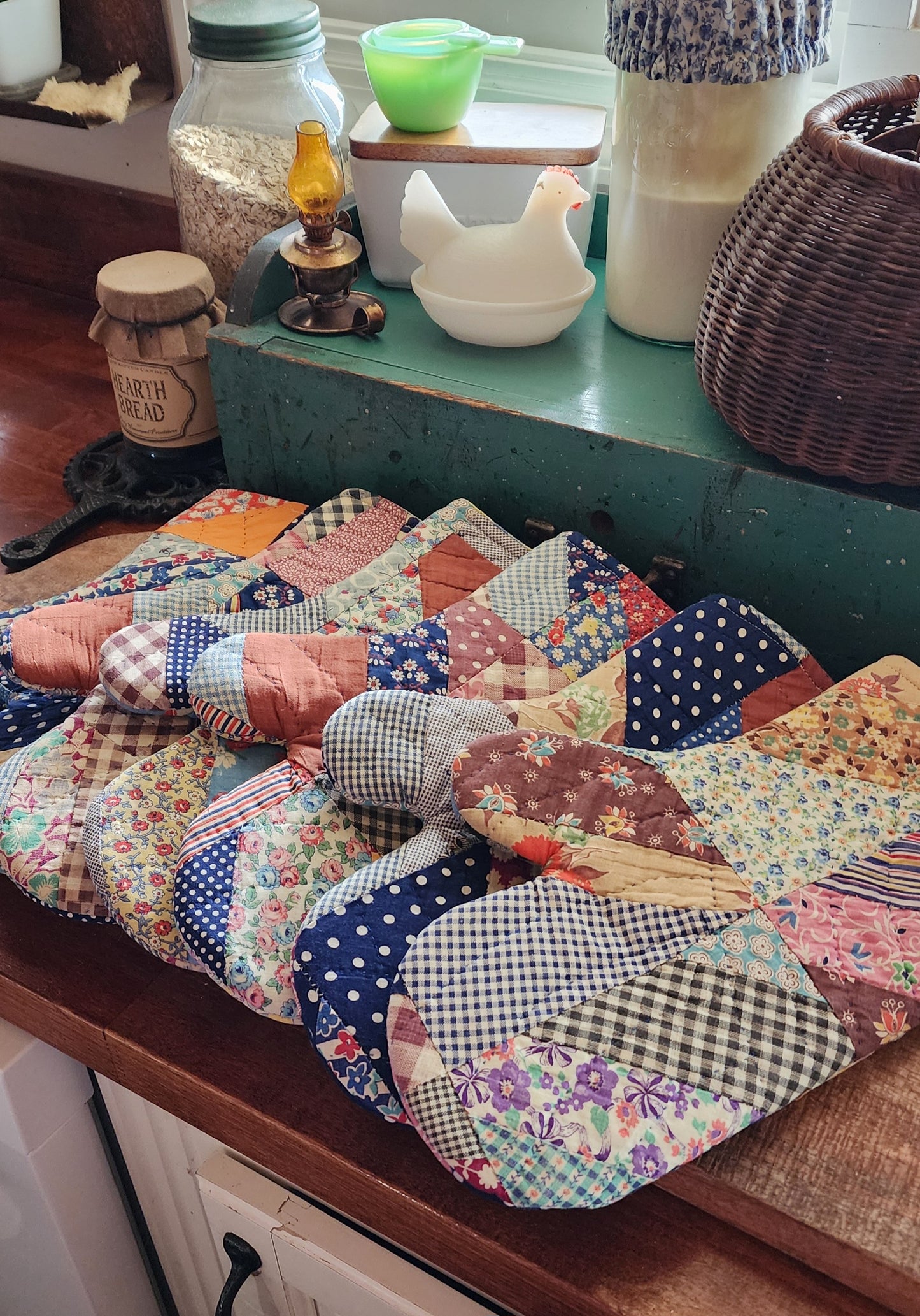 Vintage Quilt Ovenmitt