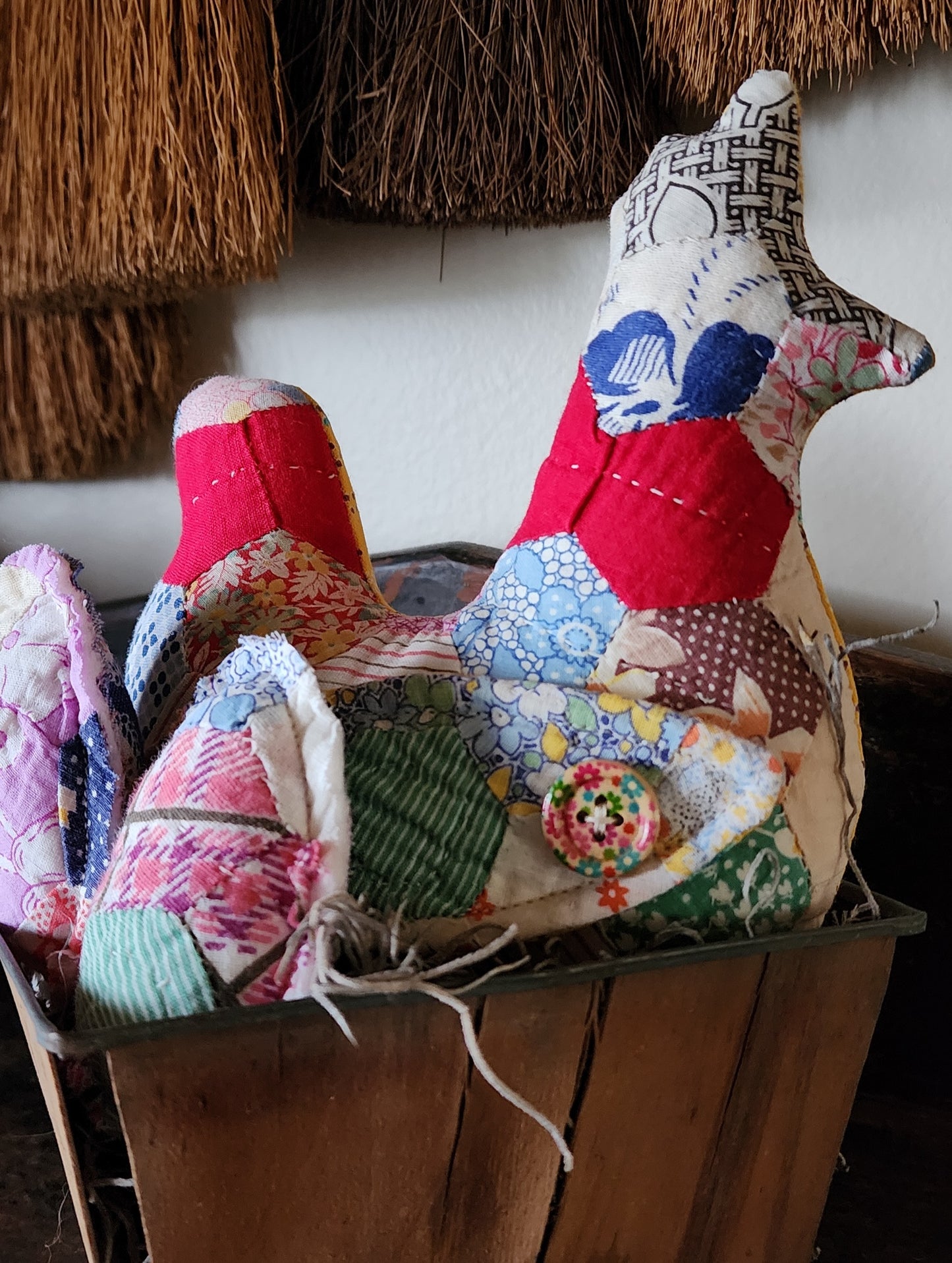 Vintage Quilt Chicken