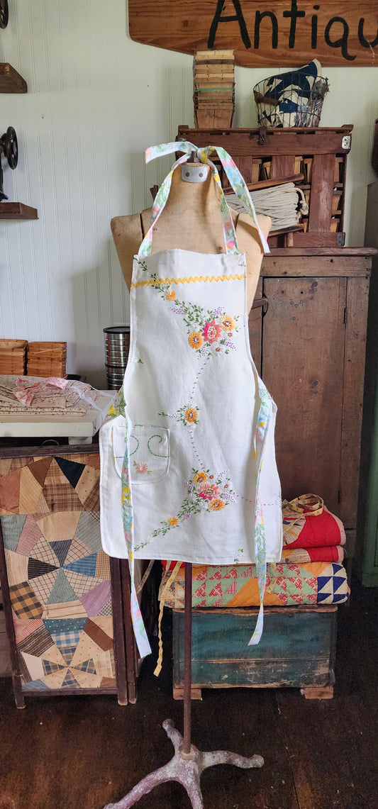 Grandma's Vintage Linen Children's Apron