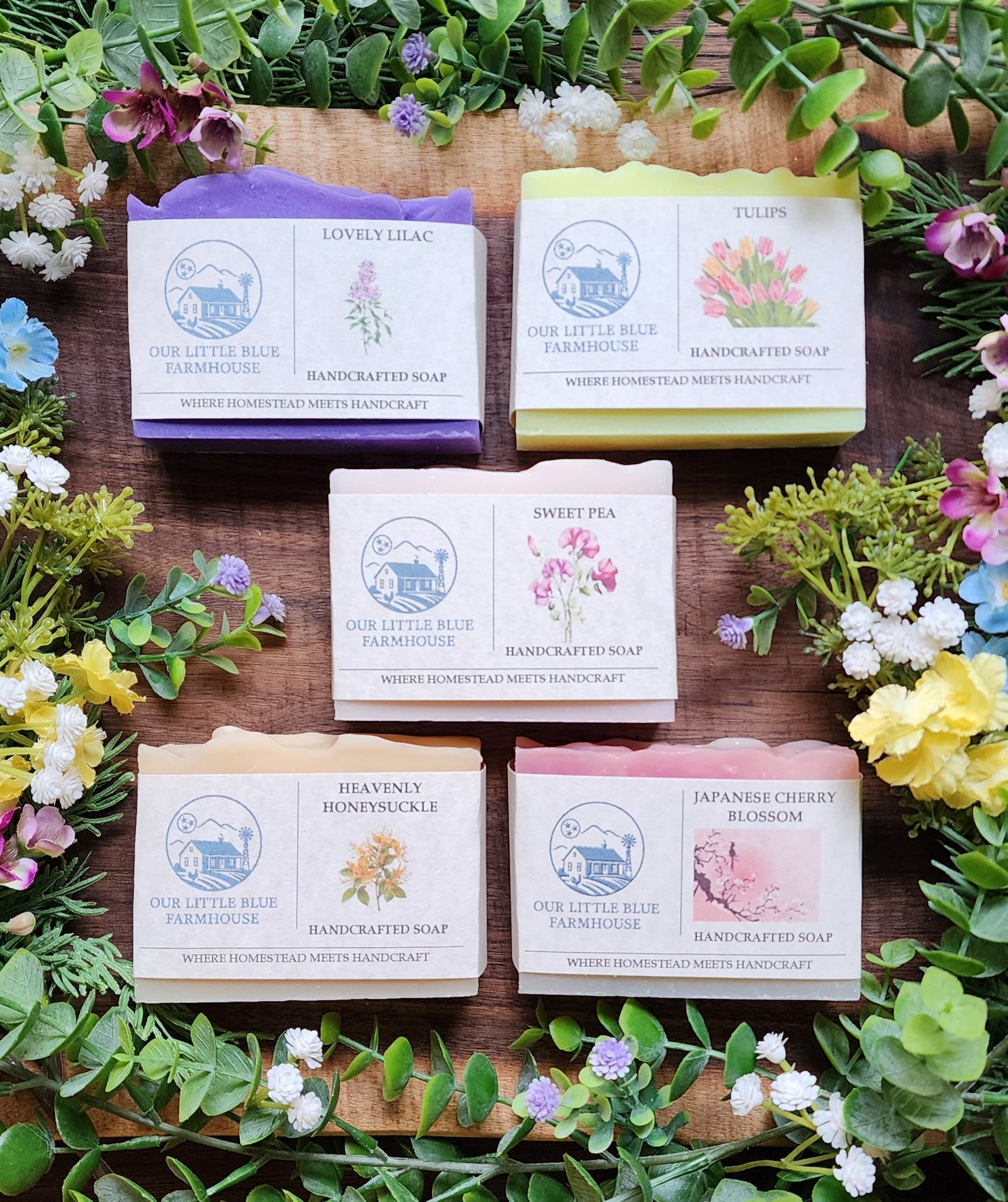 Spring Collection Handmade Soap Bundle