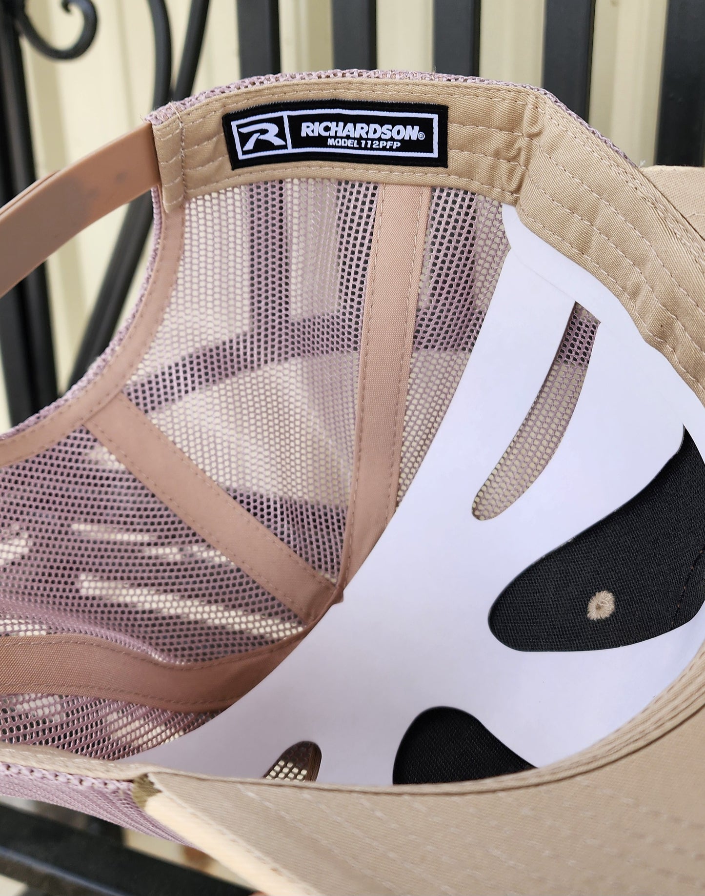 Richardson Leather Patch Trucker Hat - OLBF Logo