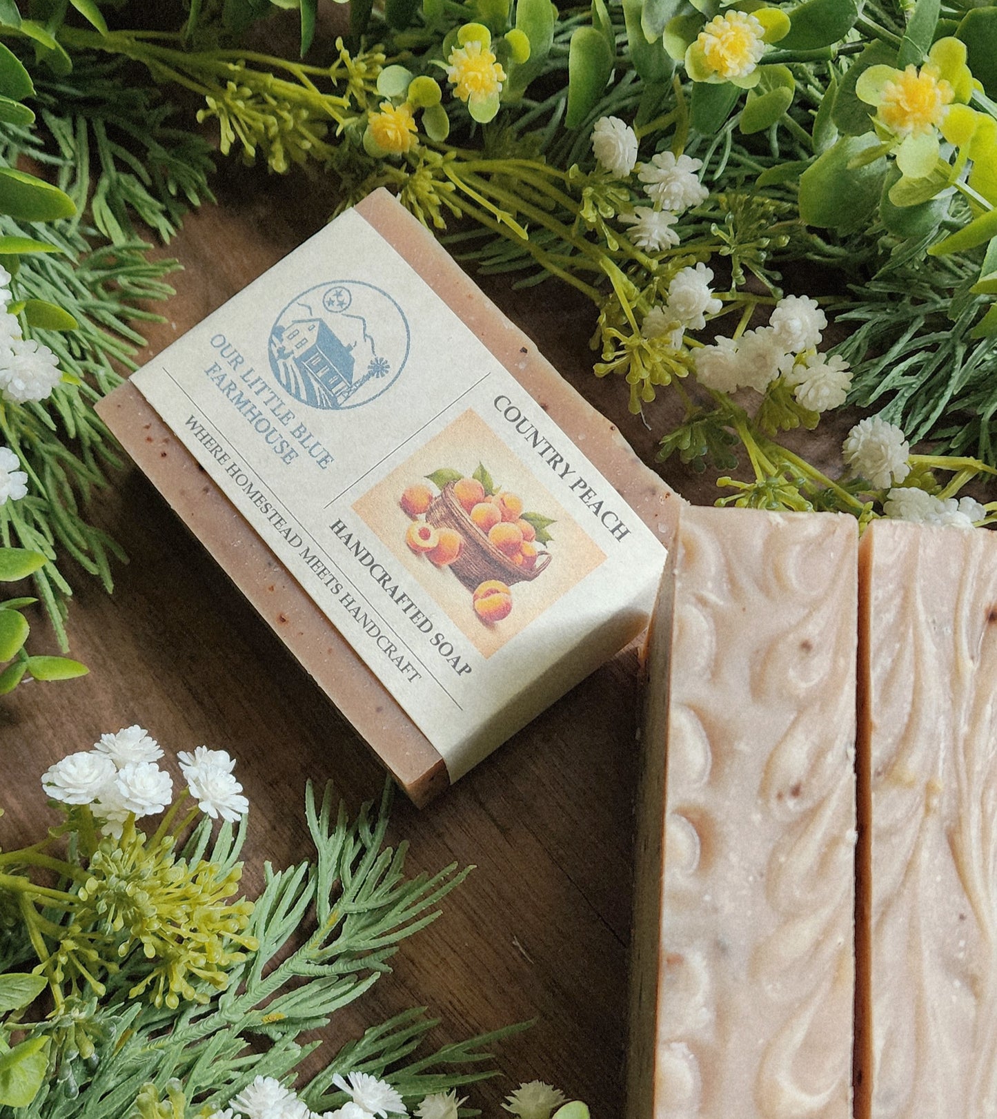 Country Peach Handmade Soap