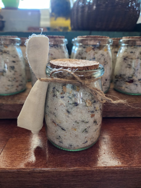 Epsom Salt Oat and Milk Bath Soak