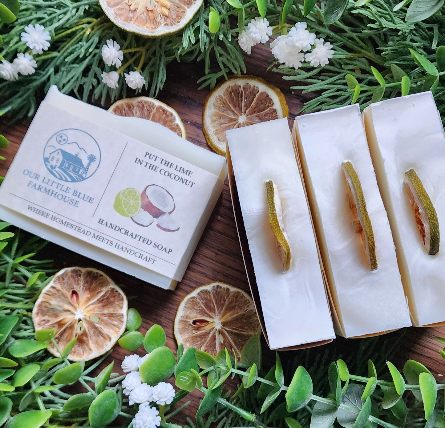 Put the Lime in the Coconut Handmade Soap