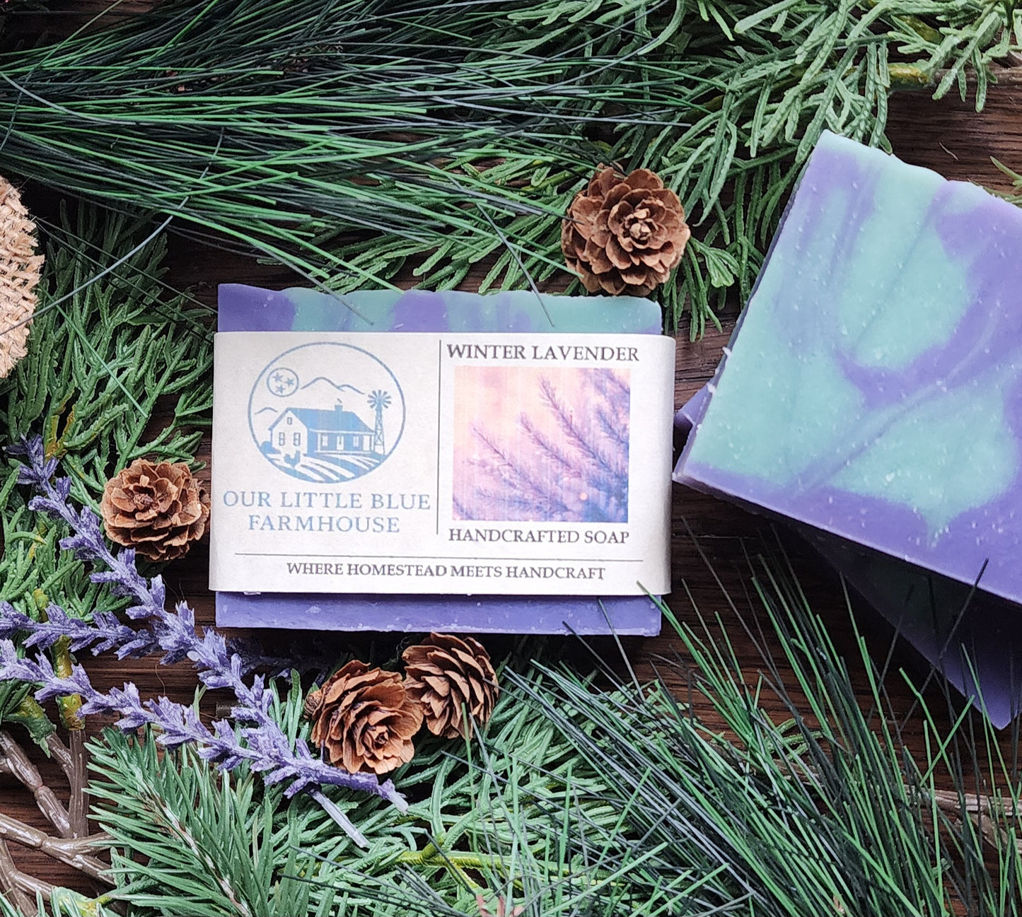 Winter Lavender Handmade Soap