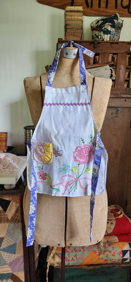 Grandma's Vintage Linen Children's Apron