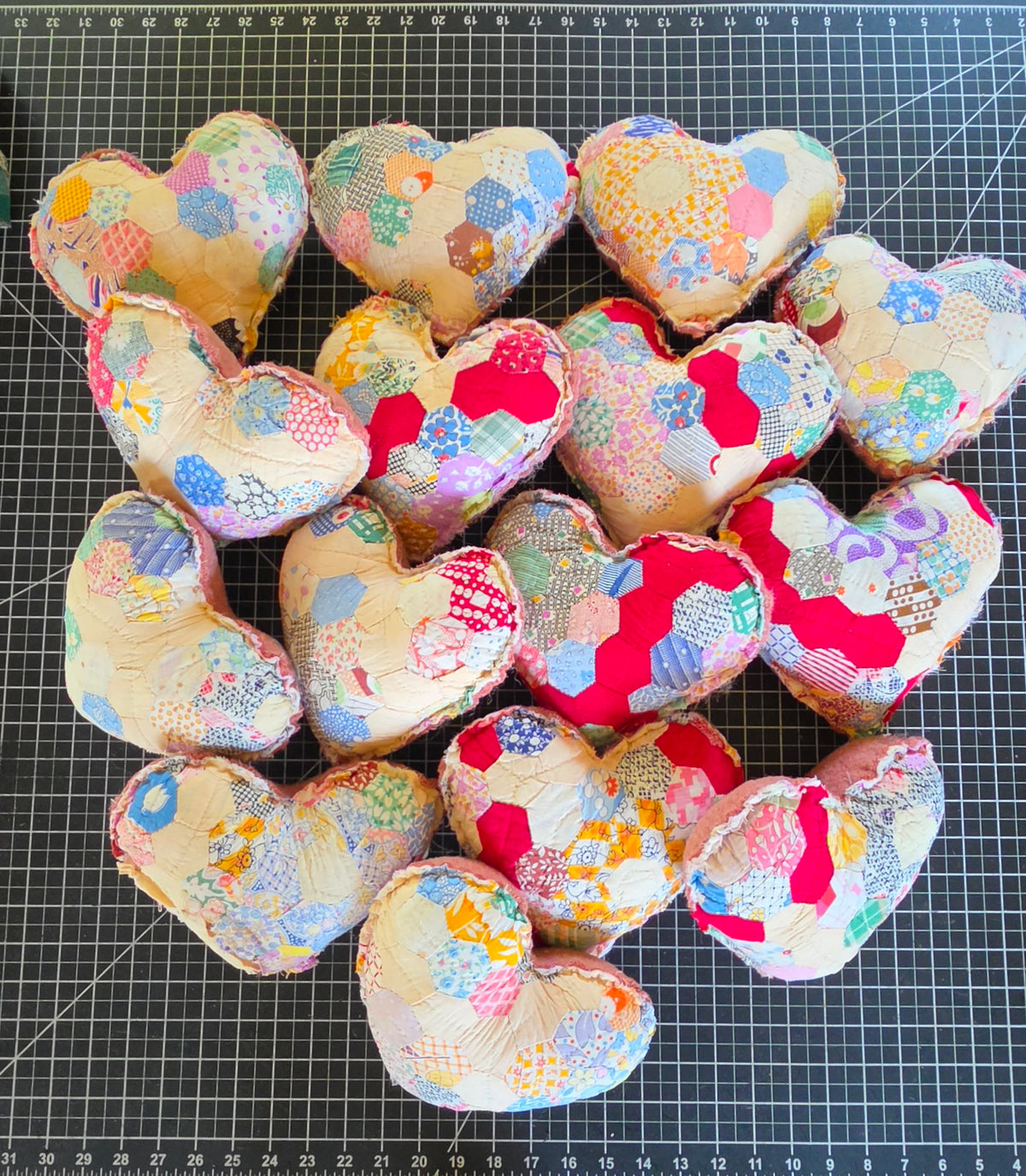 Naomi's Vintage Quilt Heart