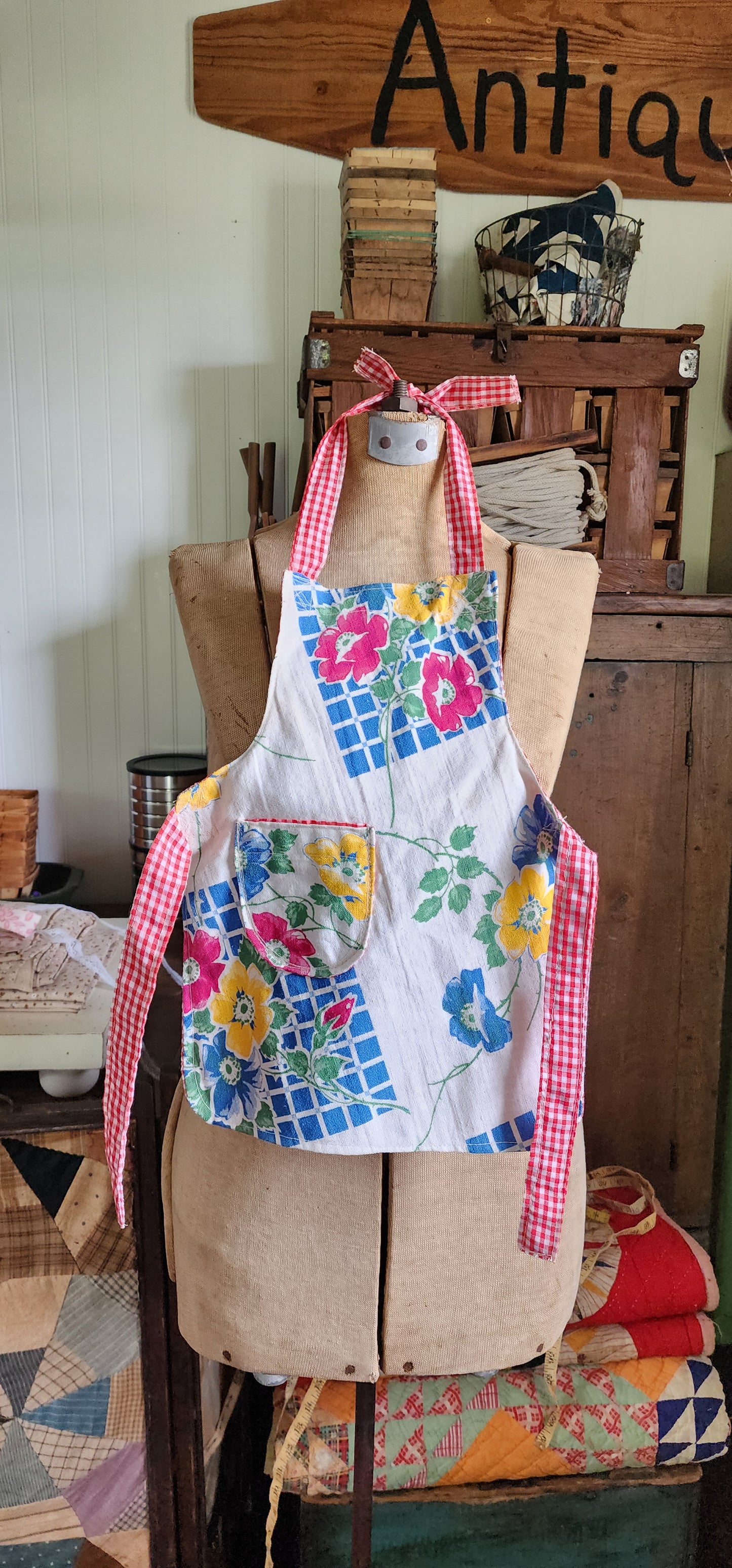 Grandma's Vintage Linen Children's Apron