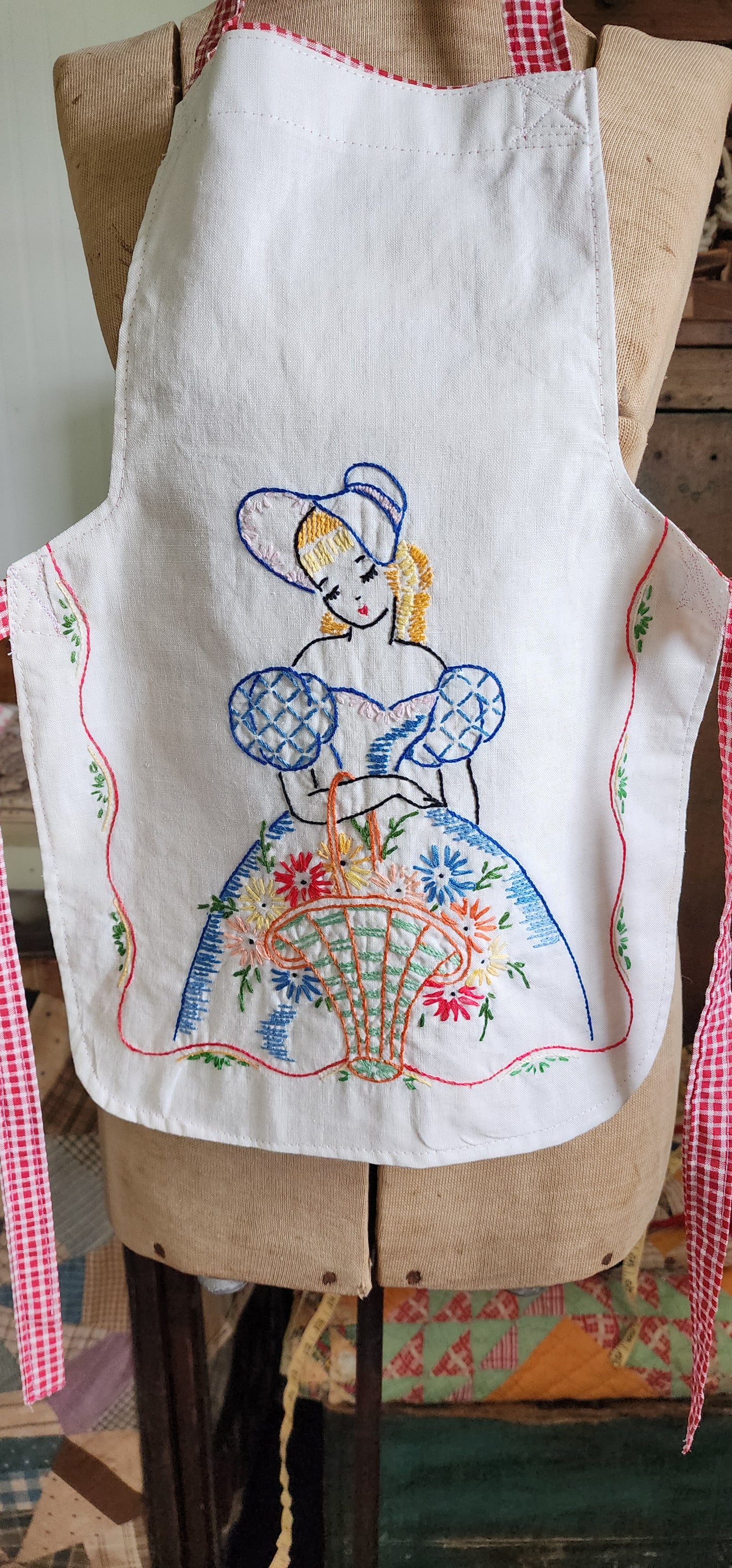 Grandma's Vintage Linen Children's Apron