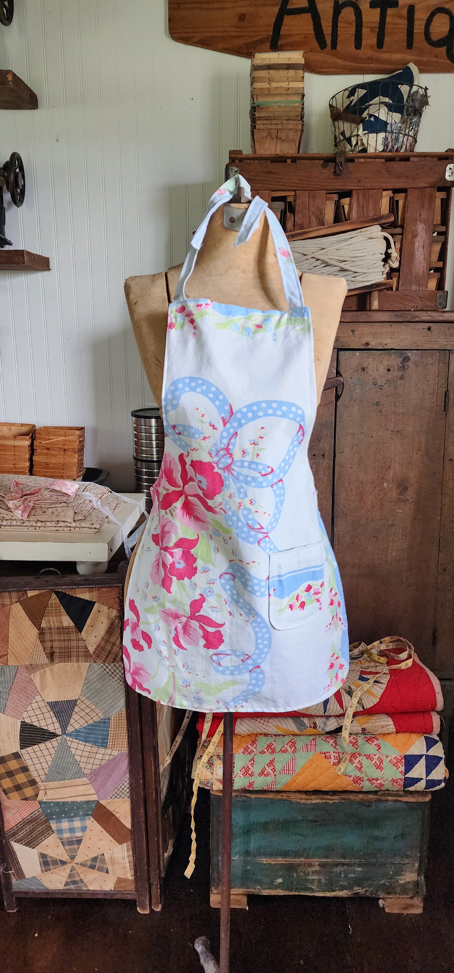 Grandma's Vintage Linen Children's Apron