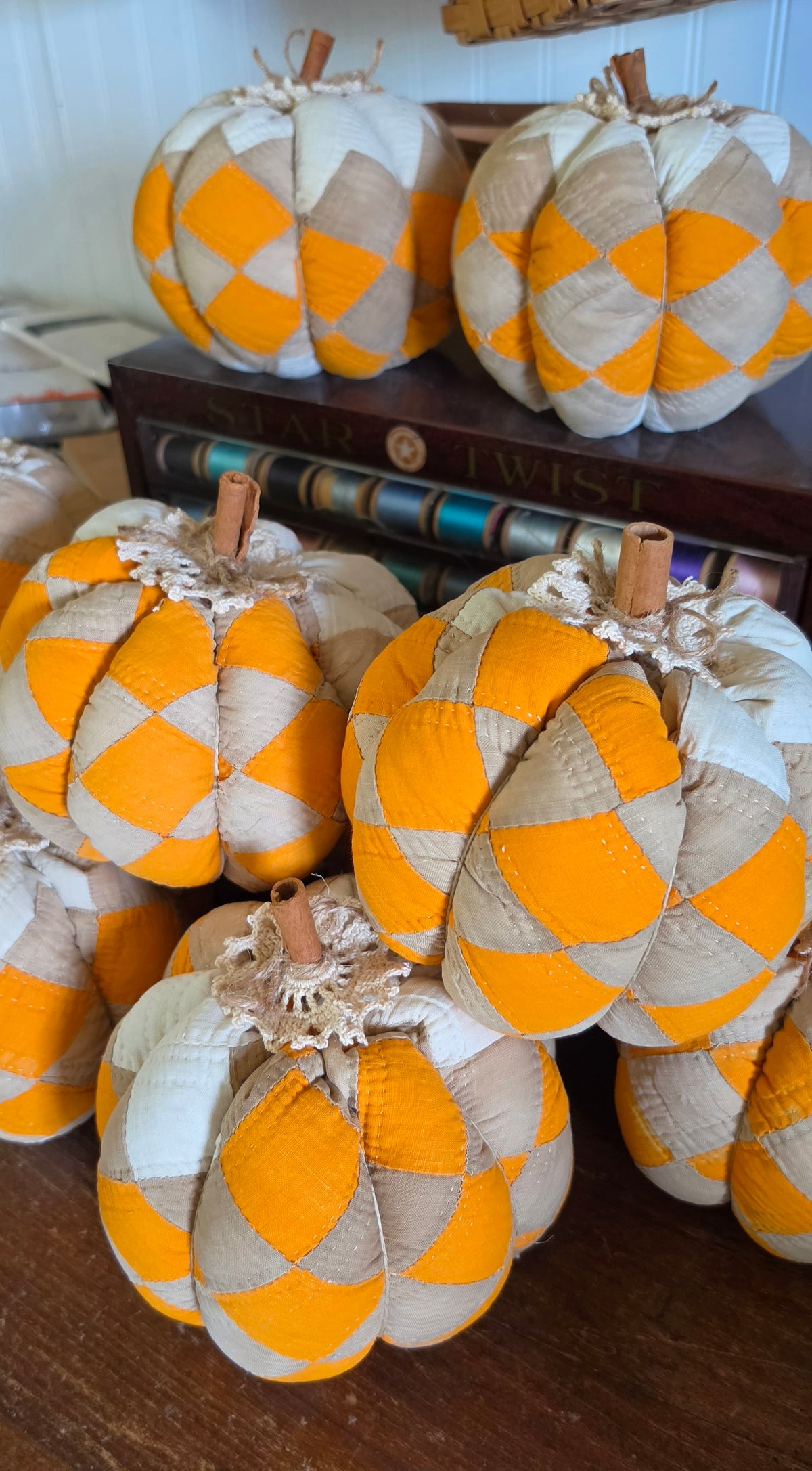 Vintage Quilt Pumpkin