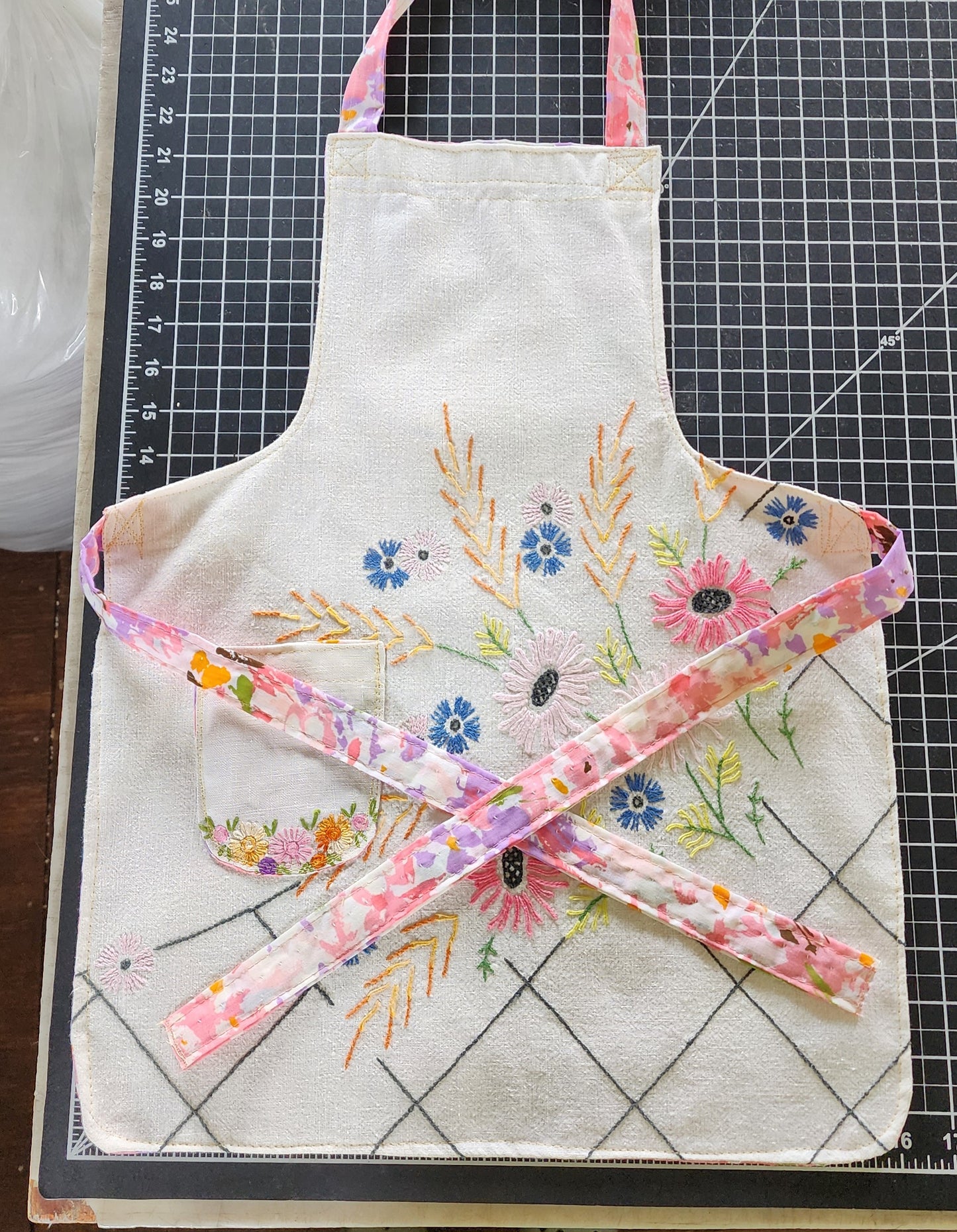 Grandma's Vintage Linen Children's Apron