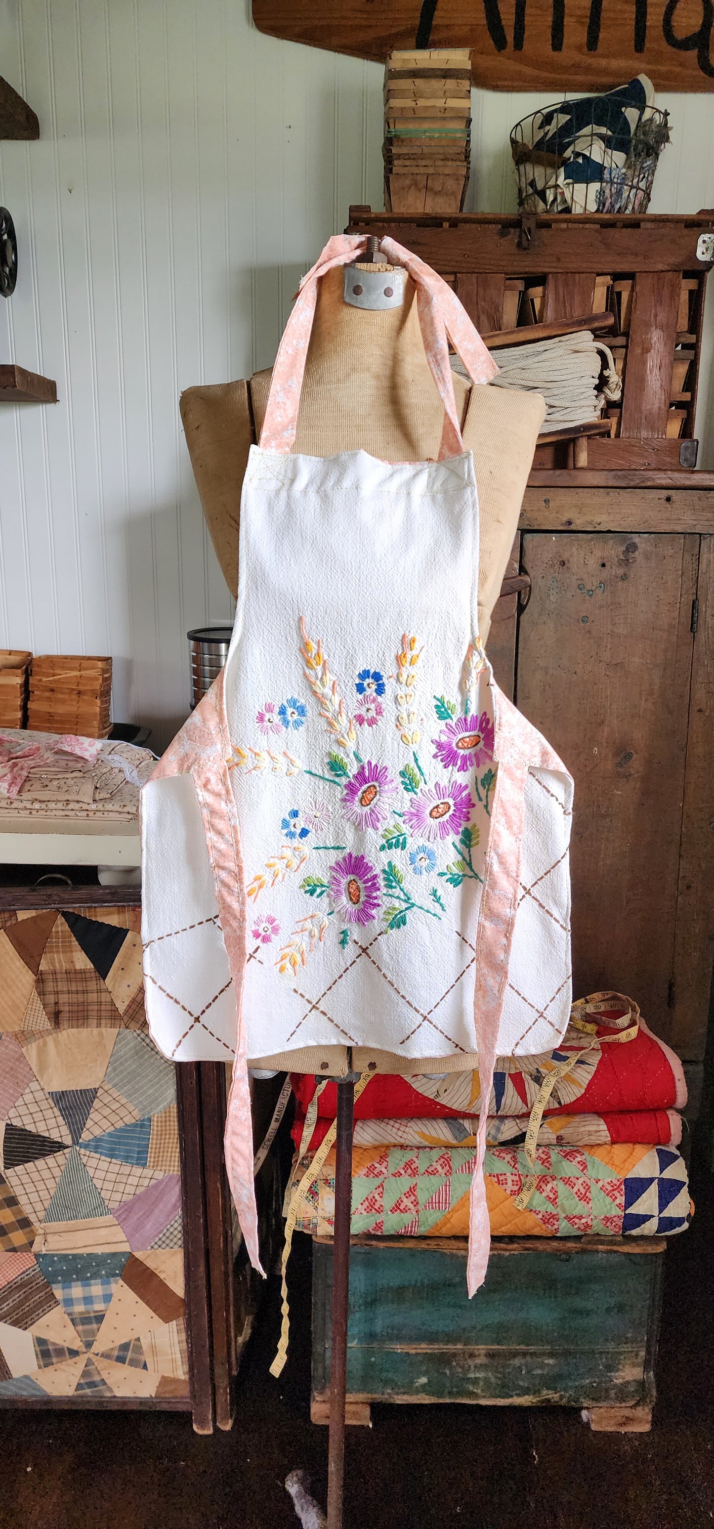 Grandma's Vintage Linen Children's Apron