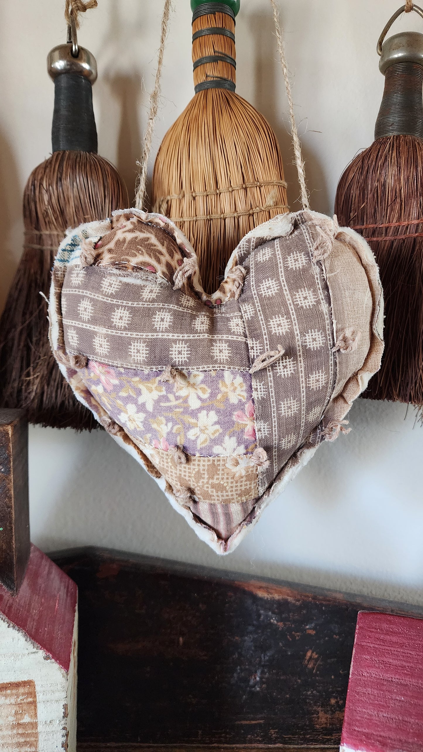 Antique Quilt Country Heart