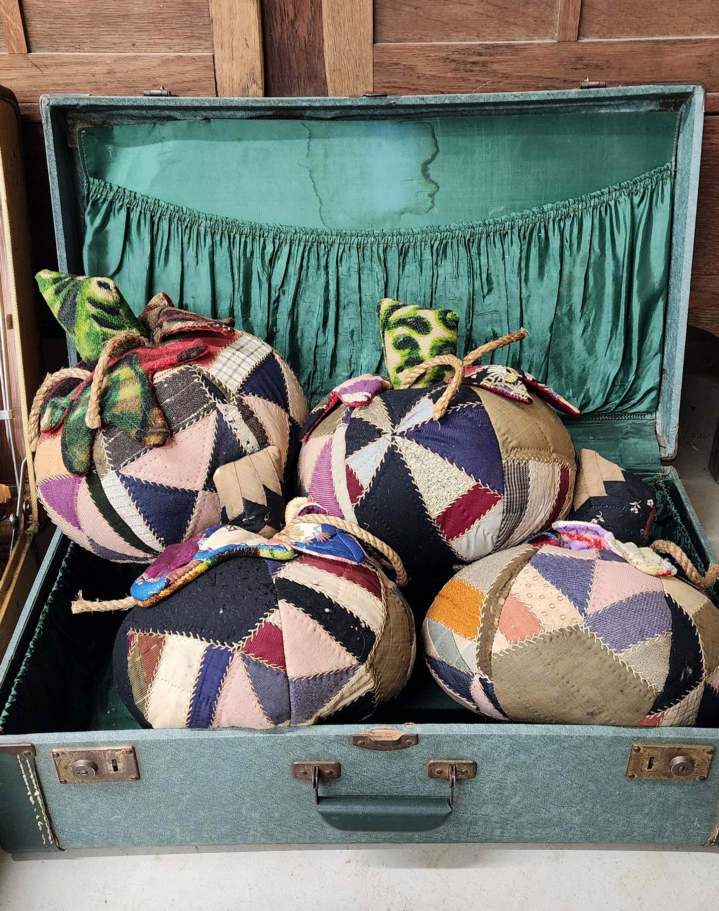 Grandma's Vintage Quilt Pumpkin - Lot B