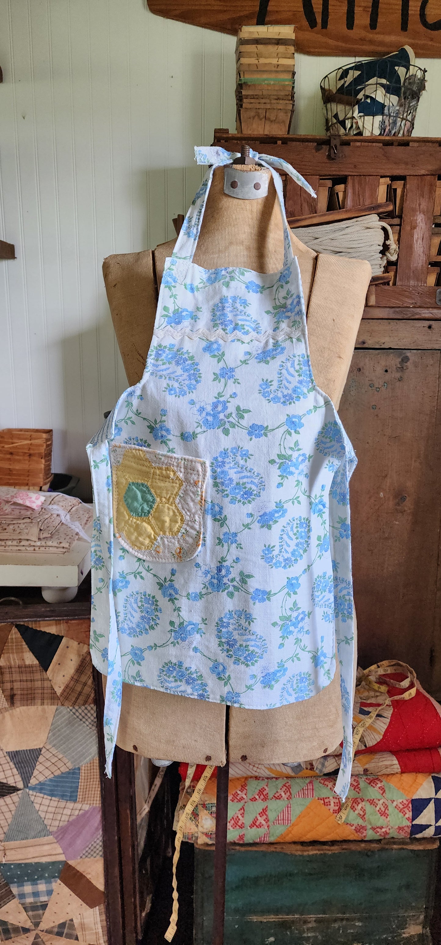 Grandma's Vintage Linen Children's Apron