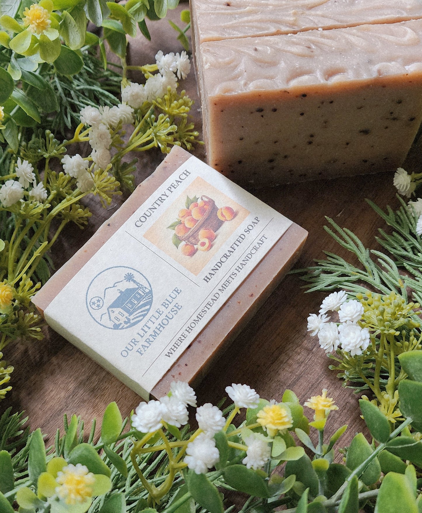 Country Peach Handmade Soap