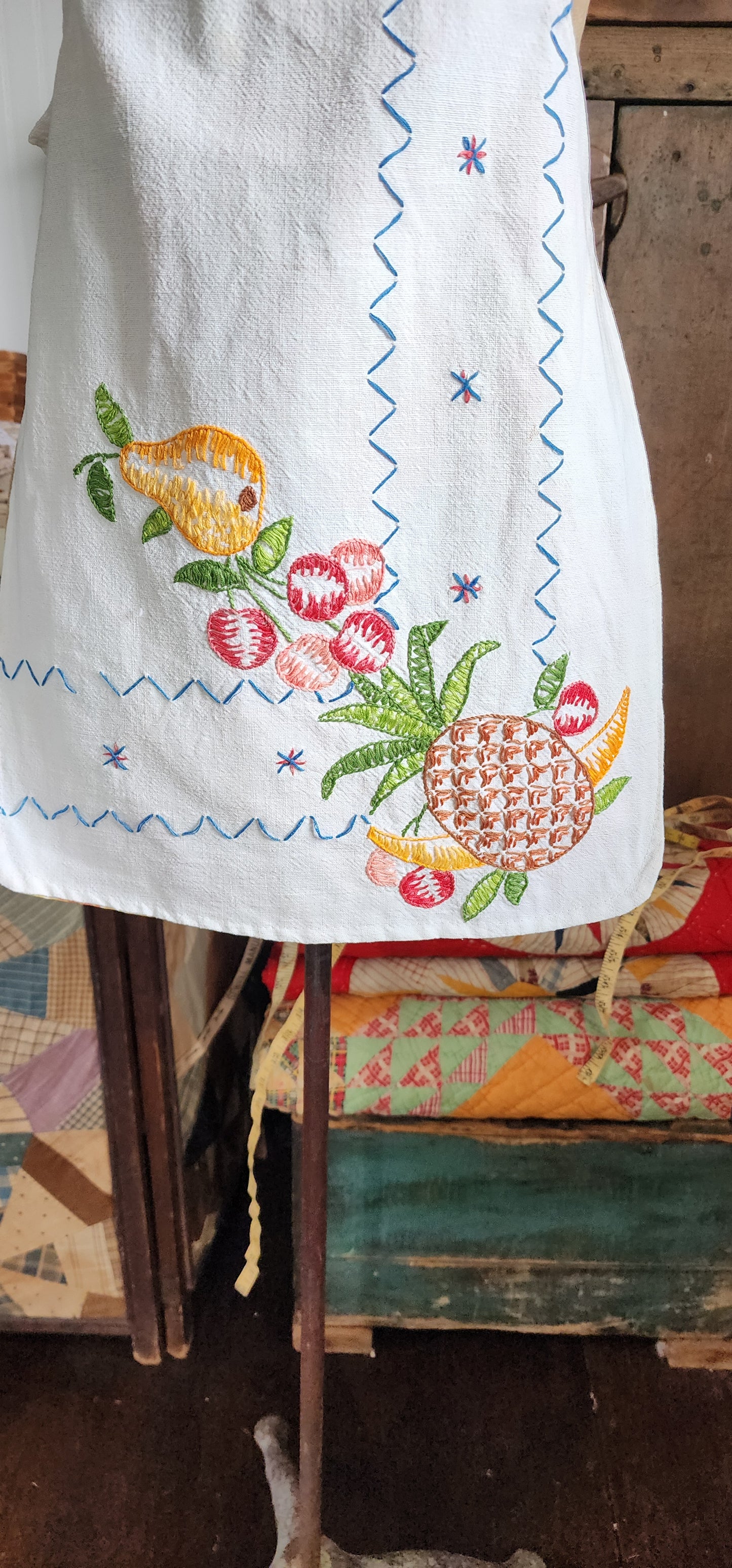 Grandma's Vintage Linen Children's Apron