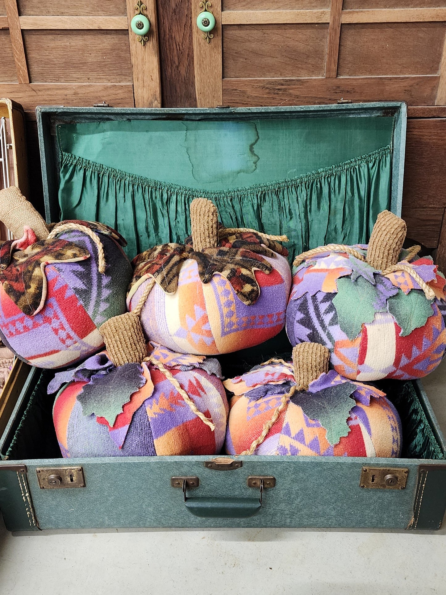 Grandma's Vintage Linen Pumpkin - Lot D
