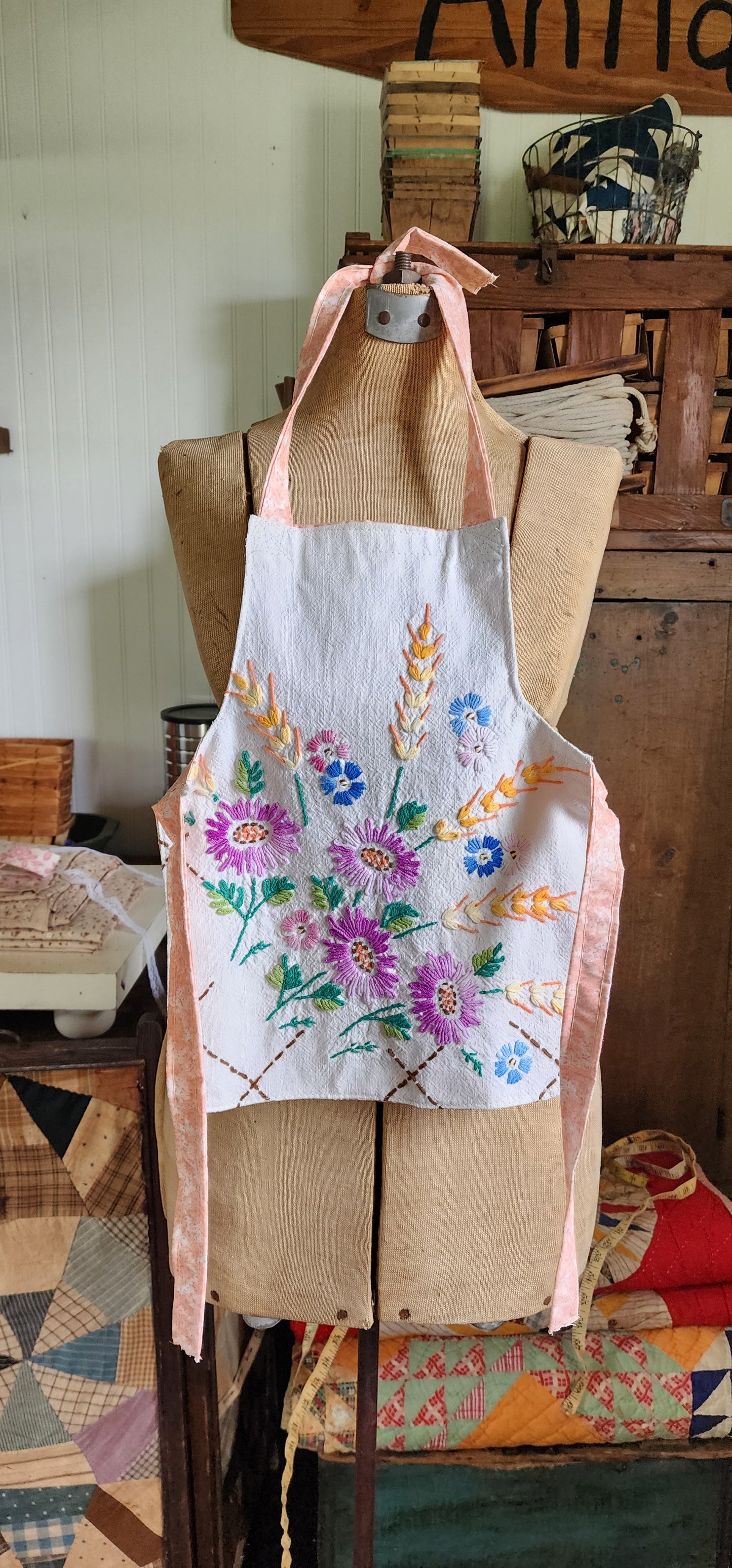Grandma's Vintage Linen Children's Apron