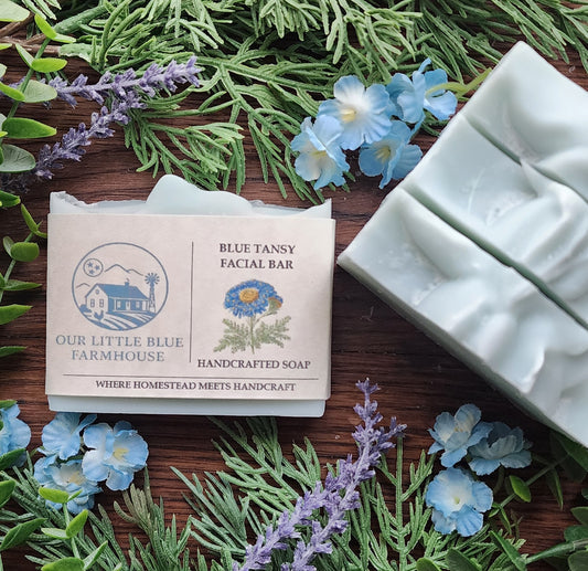 Blue Tansy Facial Bar Handmade Soap