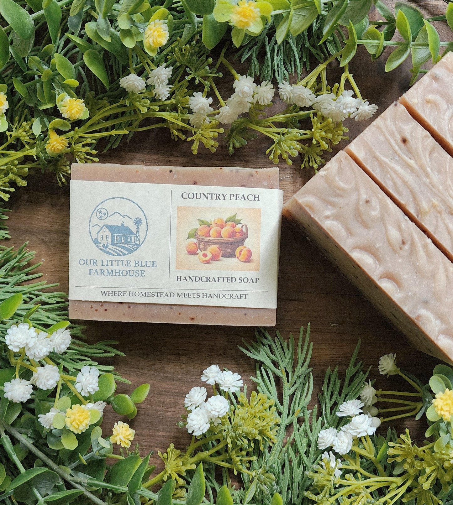 Country Peach Handmade Soap