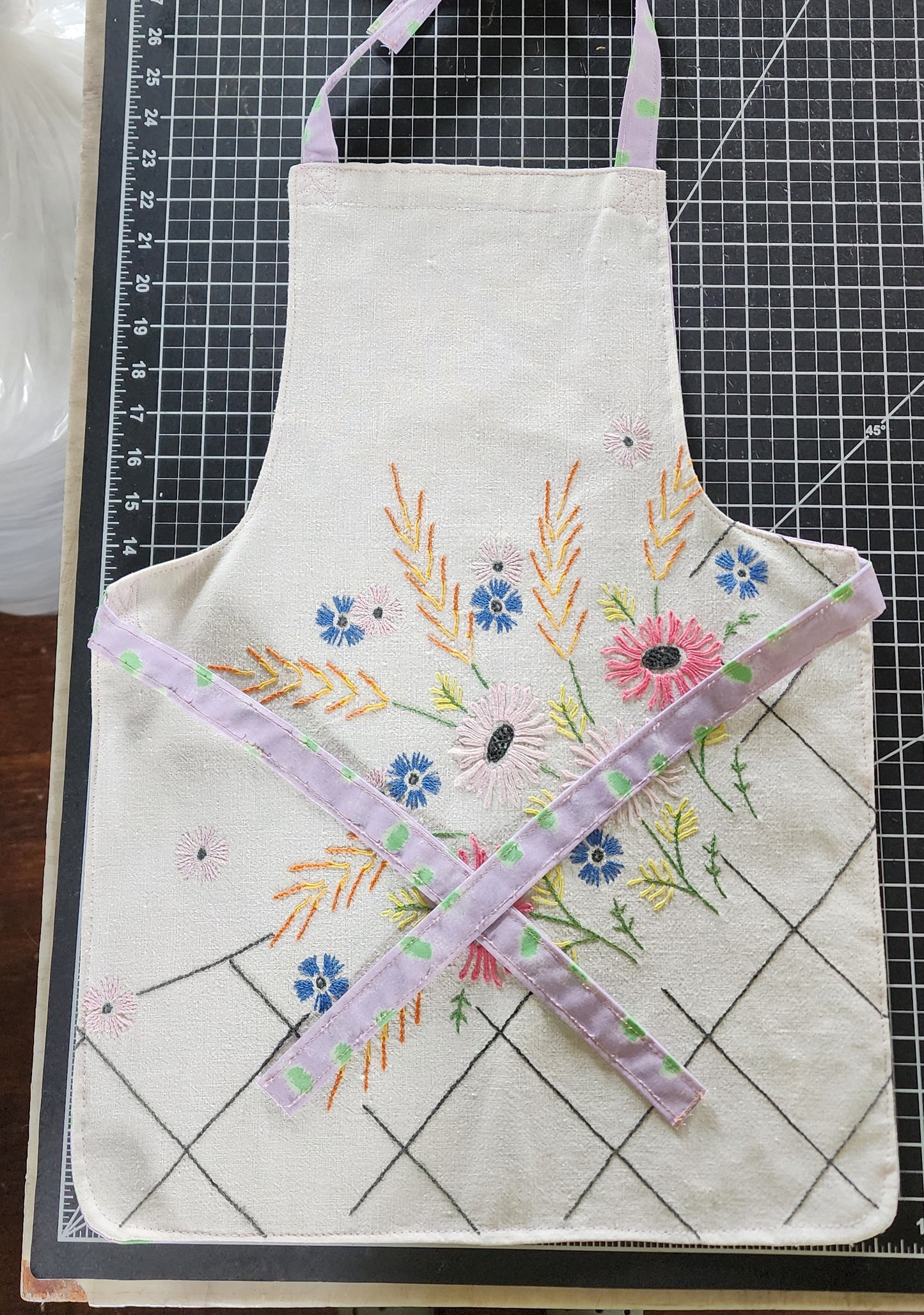 Grandma's Vintage Linen Children's Apron