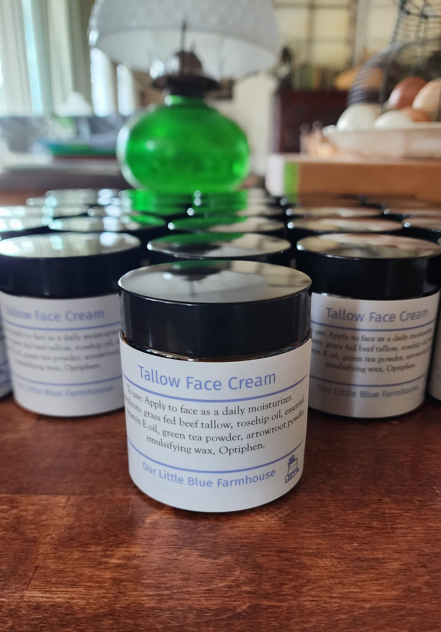 Whipped Tallow Face Cream - 4 oz. Jasmine Vanilla Scent