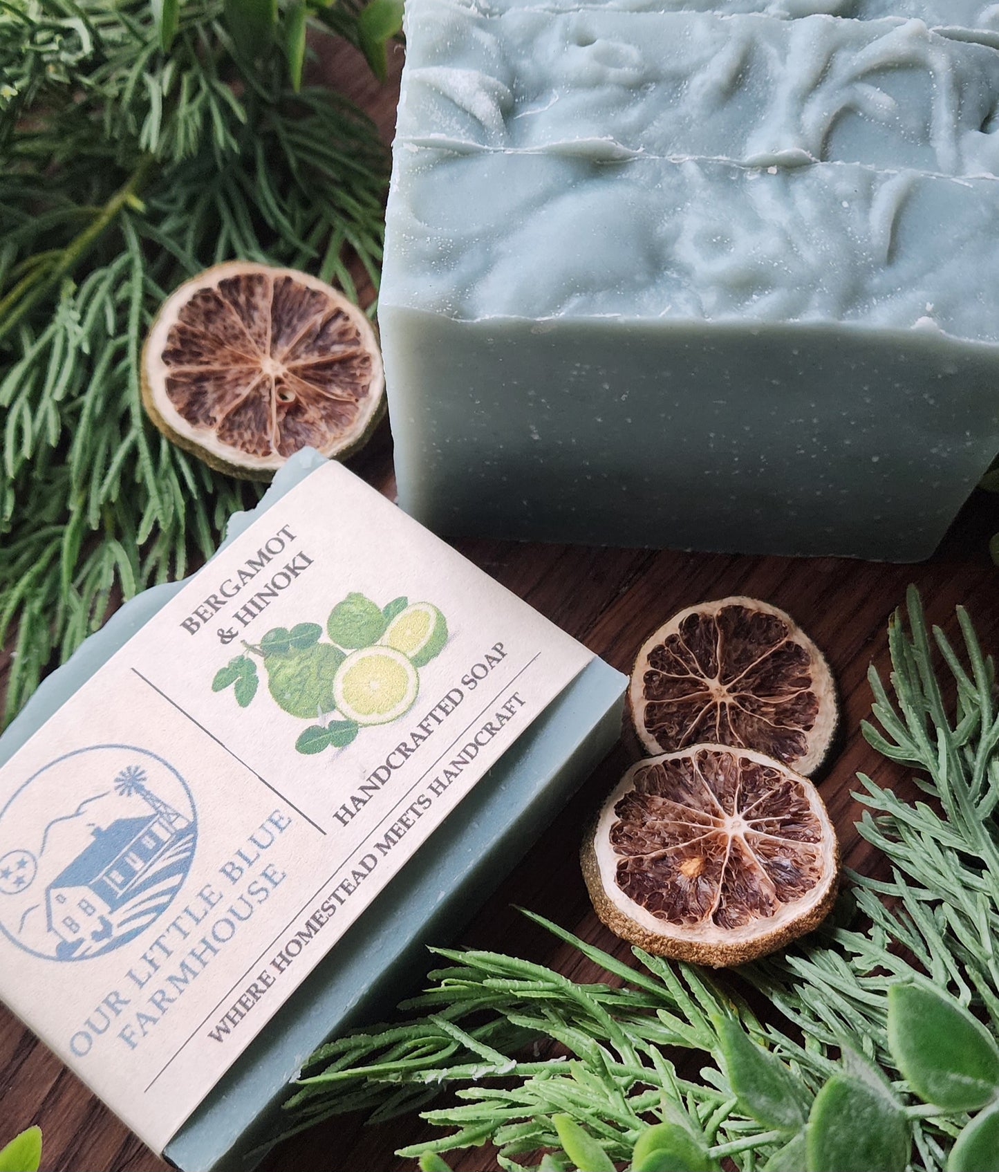 Bergamot & Hinoki Handmade Soap