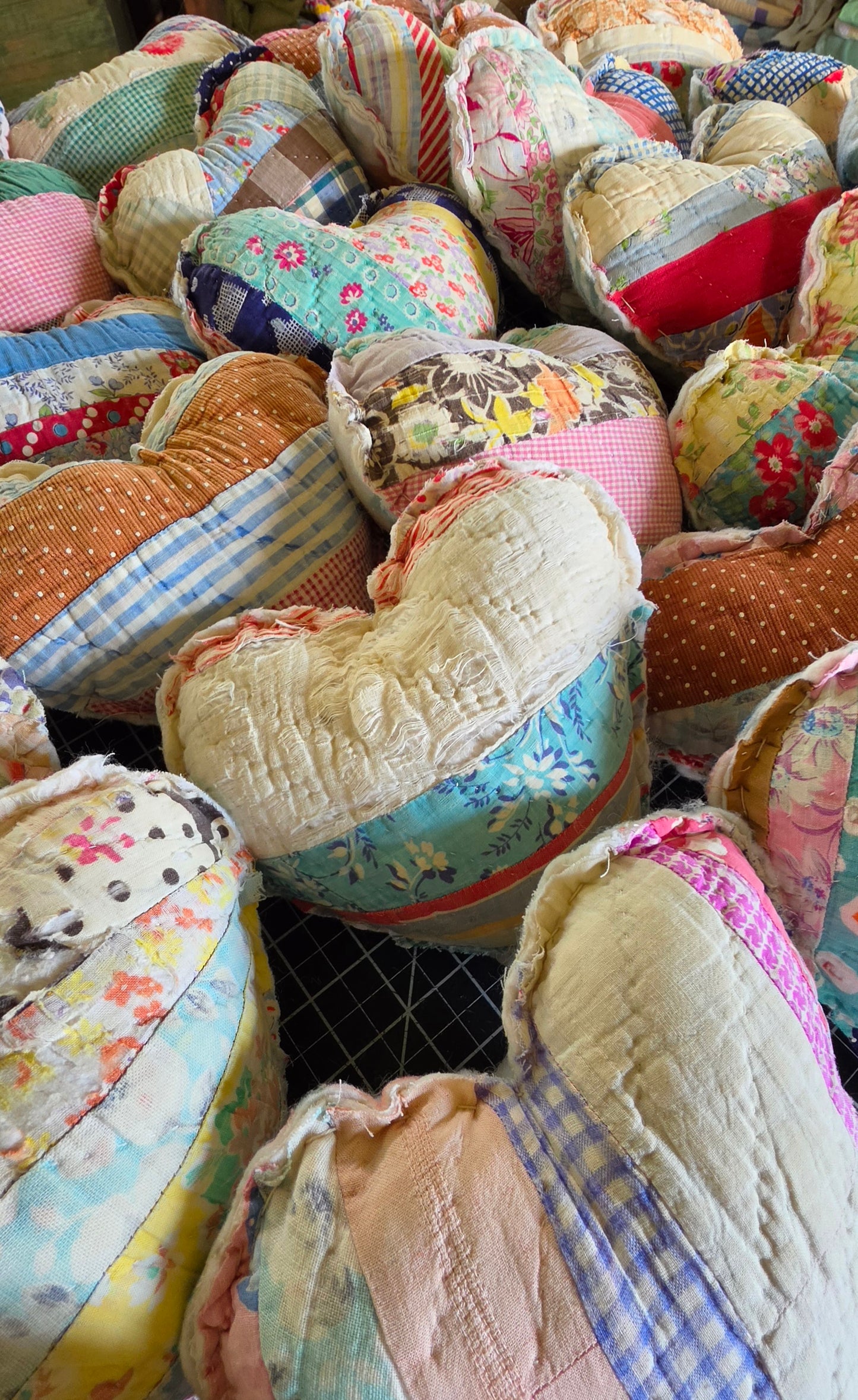 Naomi's Vintage Quilt Heart