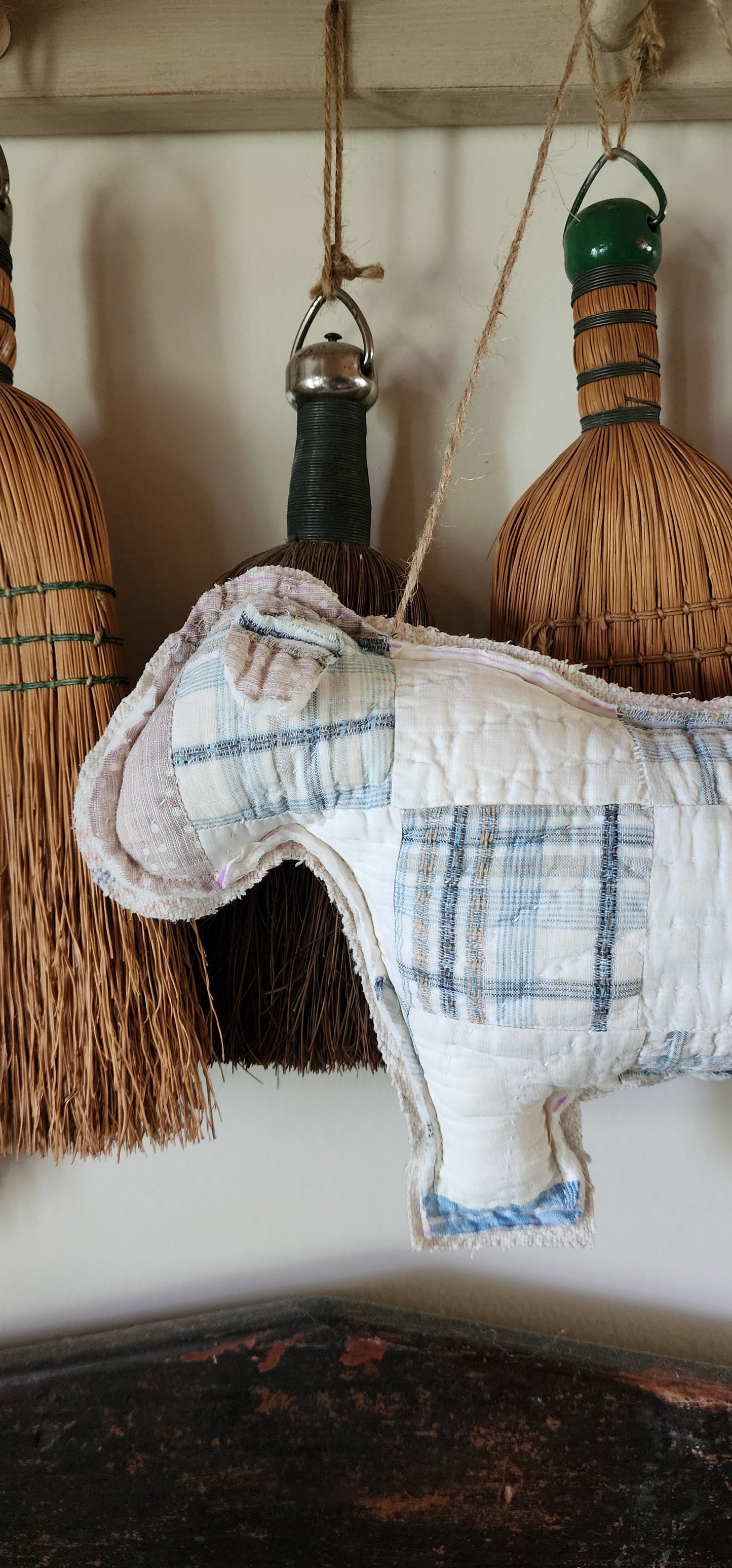 Vintage Quilt Farmhouse Cow