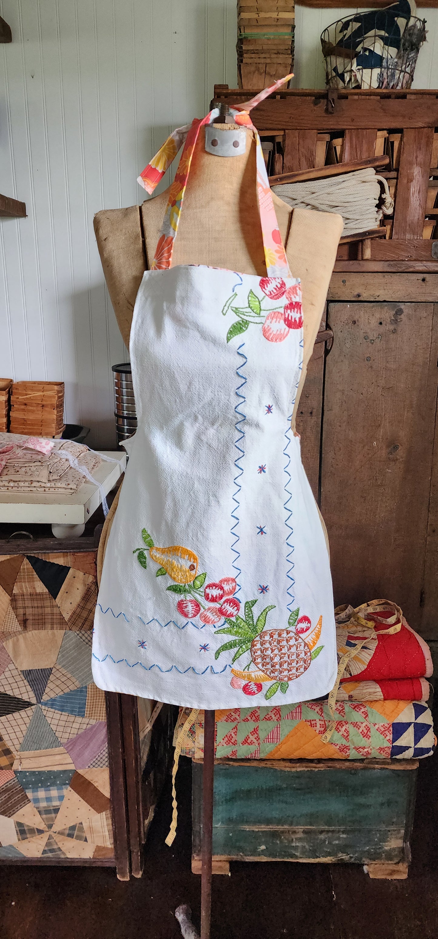 Grandma's Vintage Linen Children's Apron