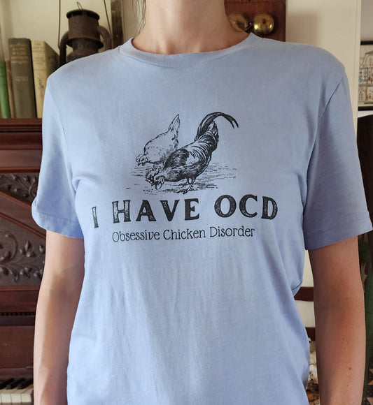 Obsessive Chicken Disorder T-shirt - Size Large