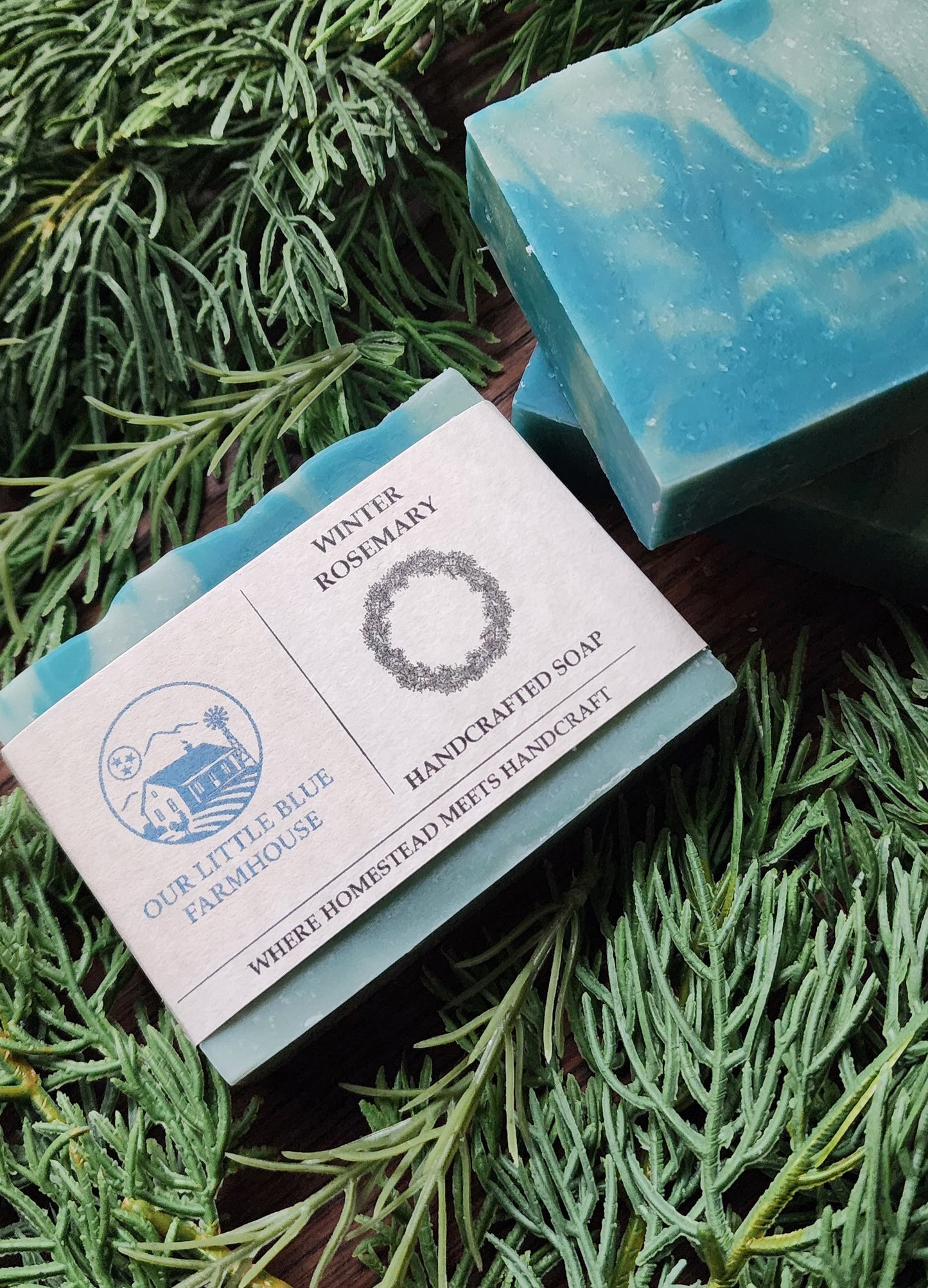 Winter Rosemary Handmade Soap