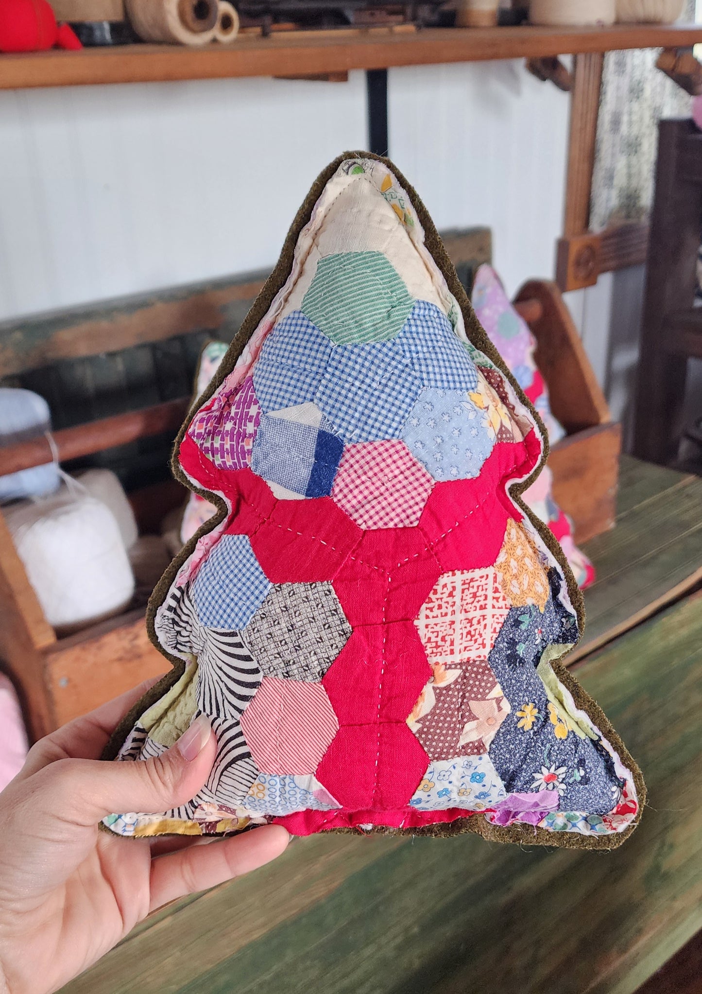 Vintage Quilt Christmas Tree