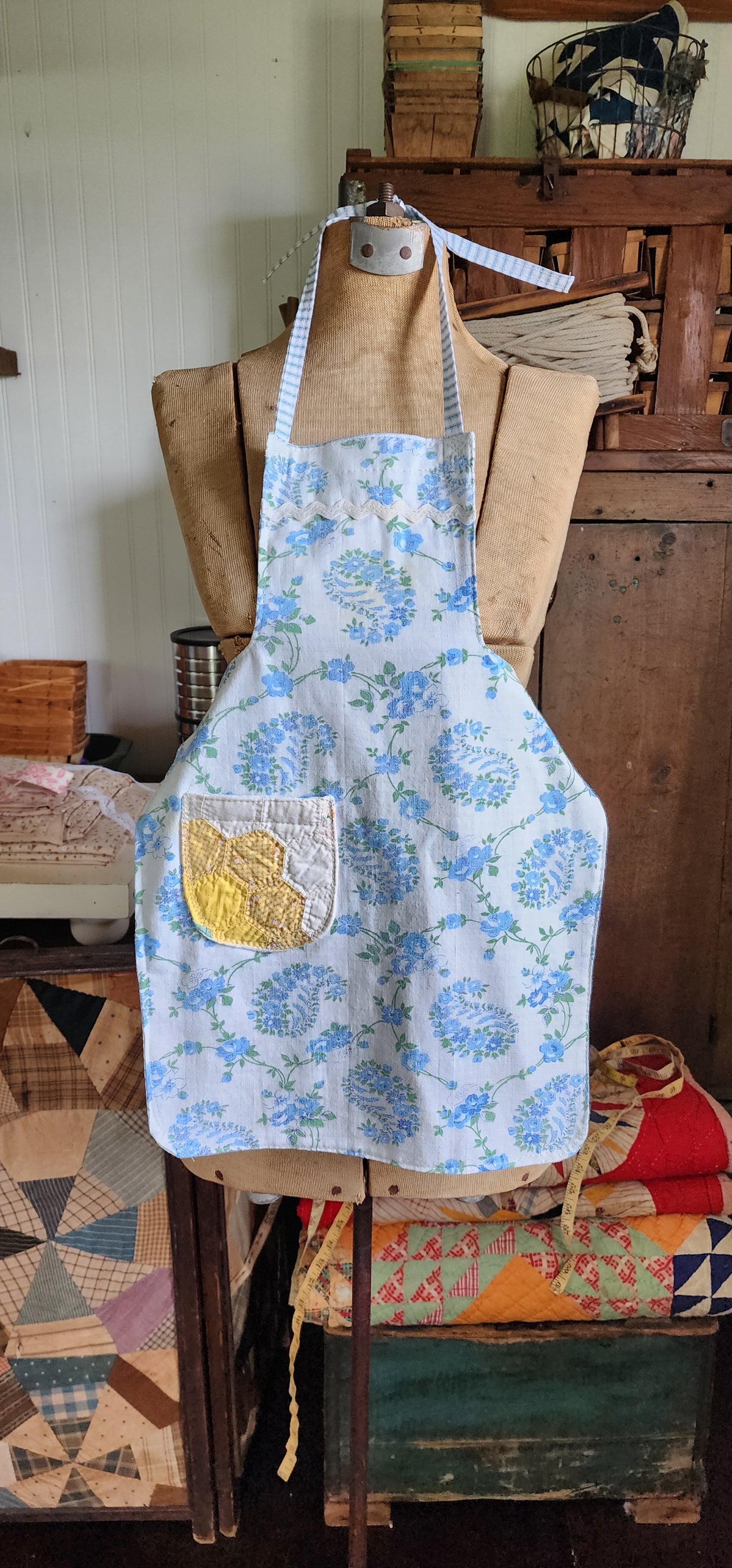 Grandma's Vintage Linen Children's Apron
