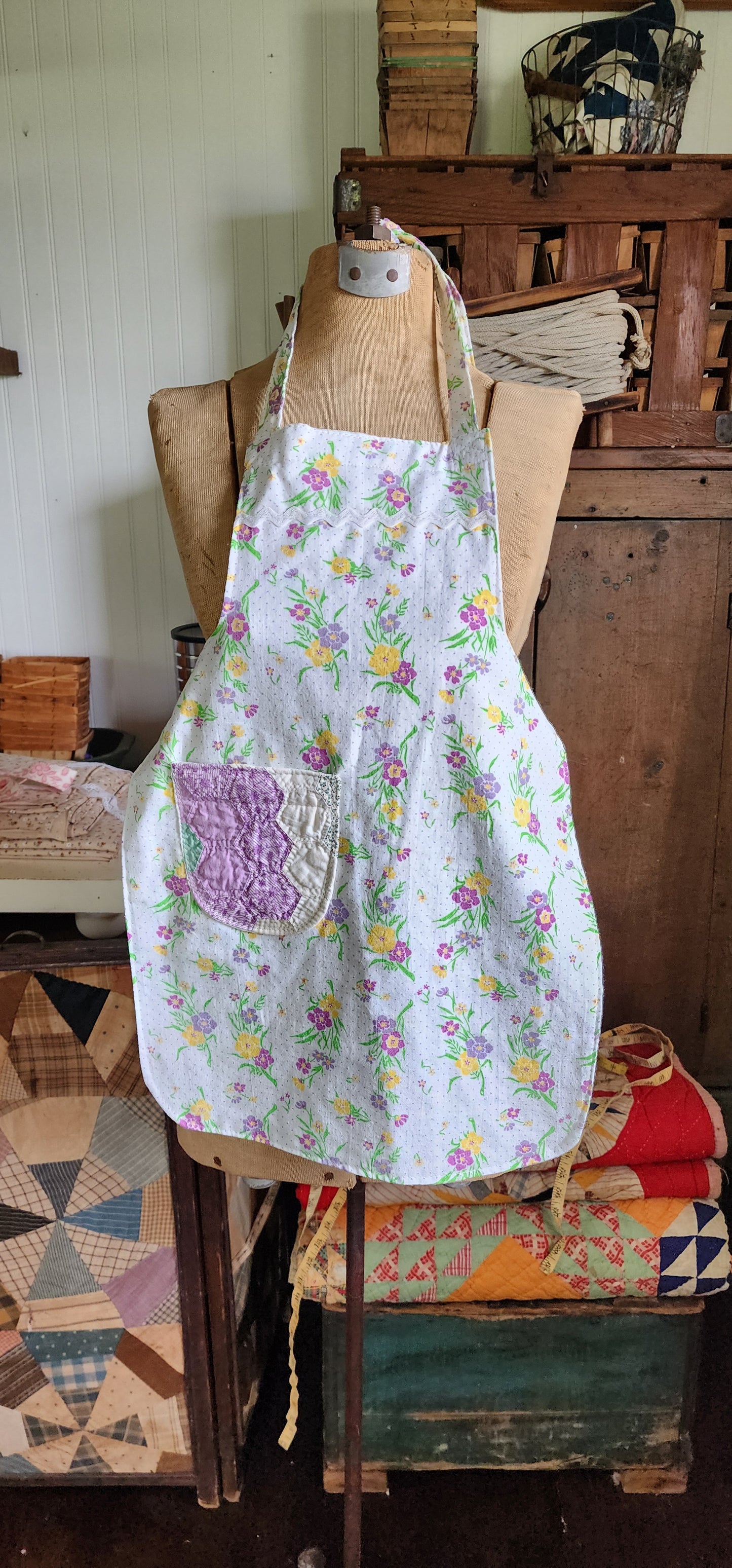 Grandma's Vintage Linen Children's Apron