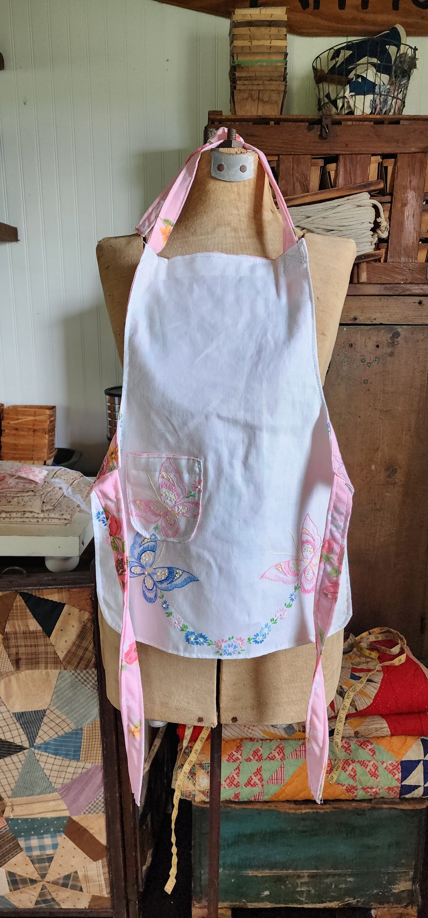 Grandma's Vintage Linen Children's Apron