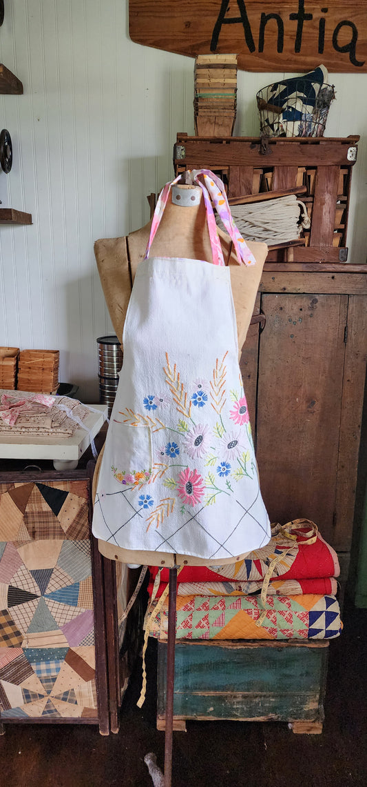 Grandma's Vintage Linen Children's Apron