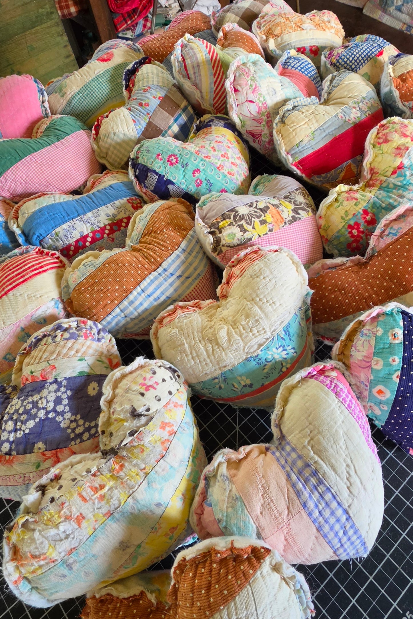 Naomi's Vintage Quilt Heart