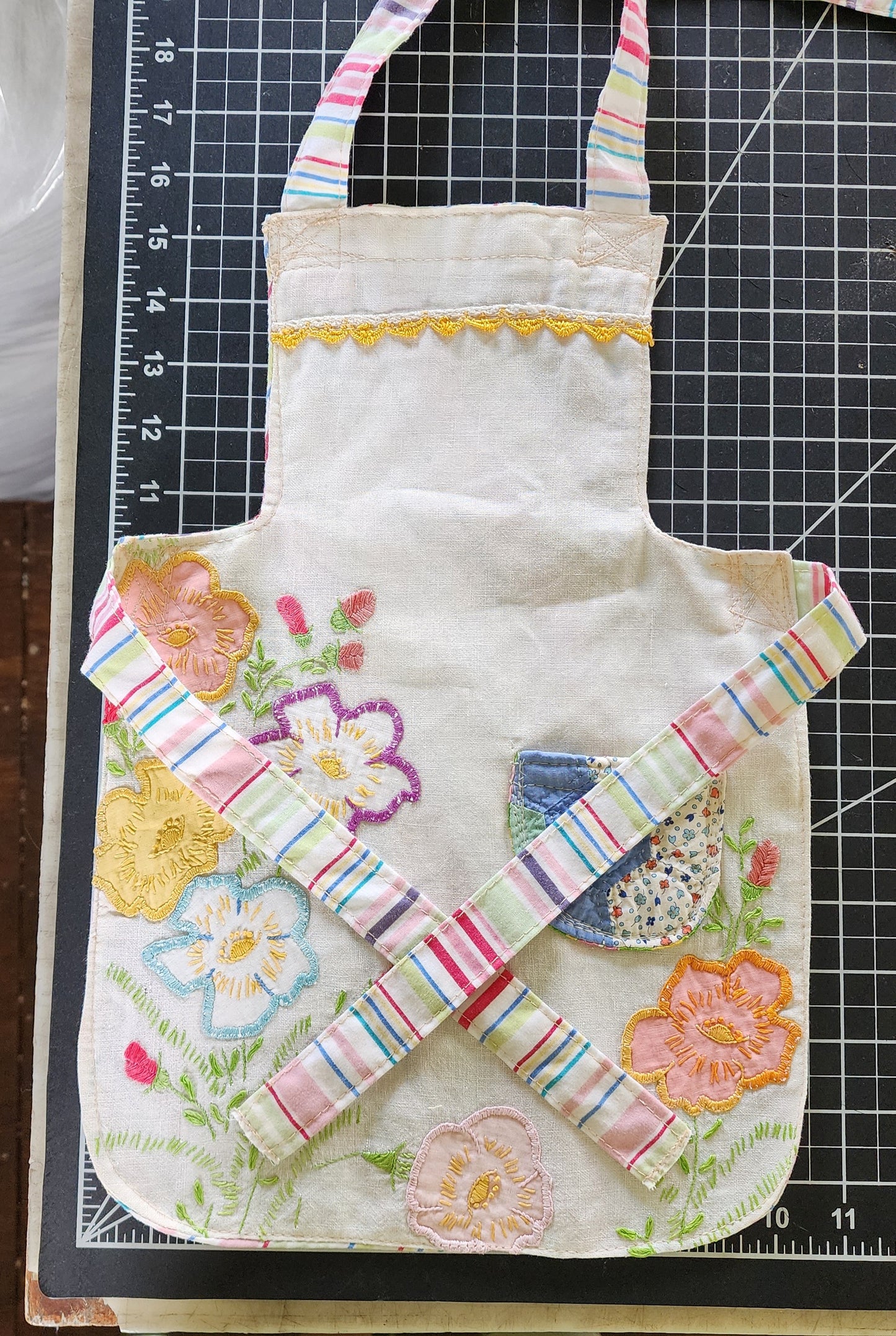 Grandma's Vintage Linen Children's Apron