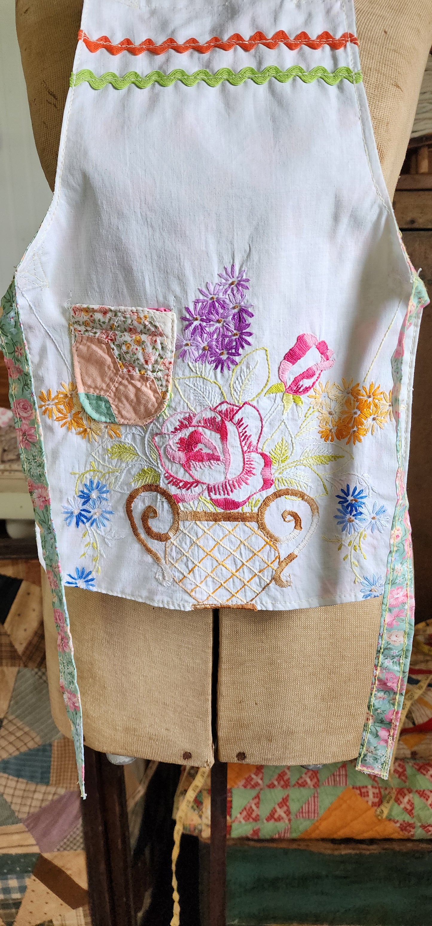 Grandma's Vintage Linen Children's Apron