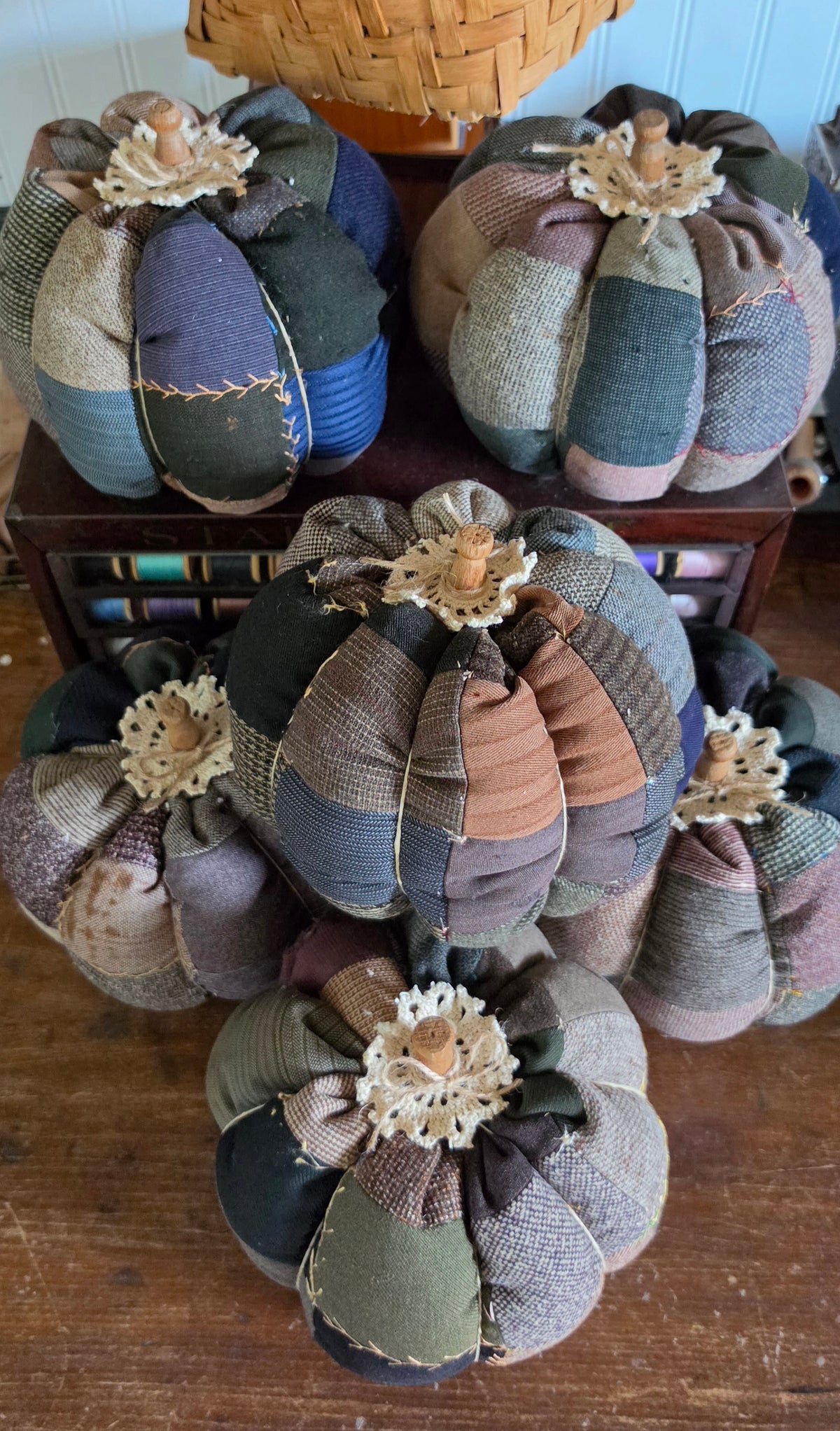 Vintage Quilt Pumpkin