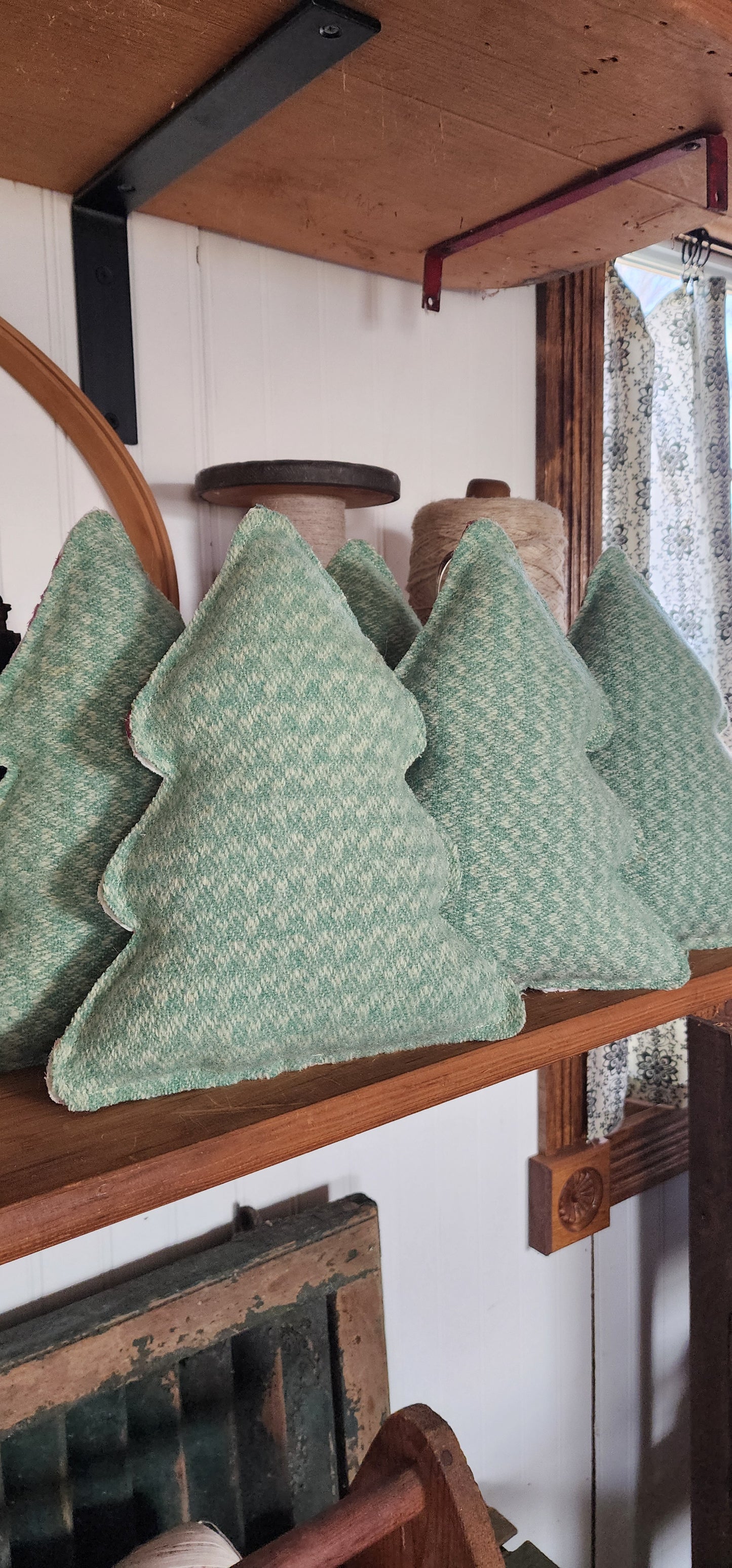 Vintage Wool Christmas Tree