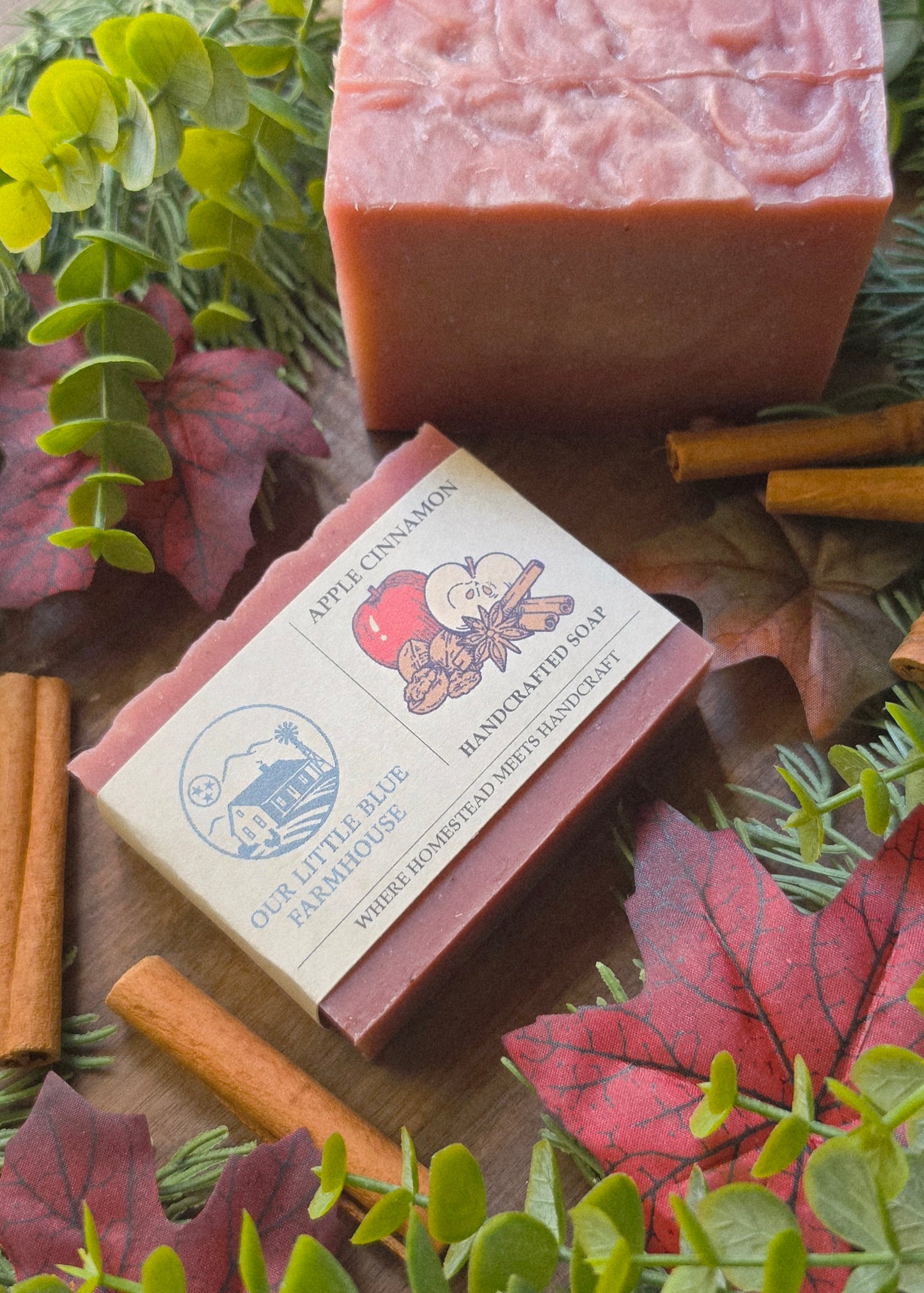 Apple Cinnamon Handmade Farmhouse Soap